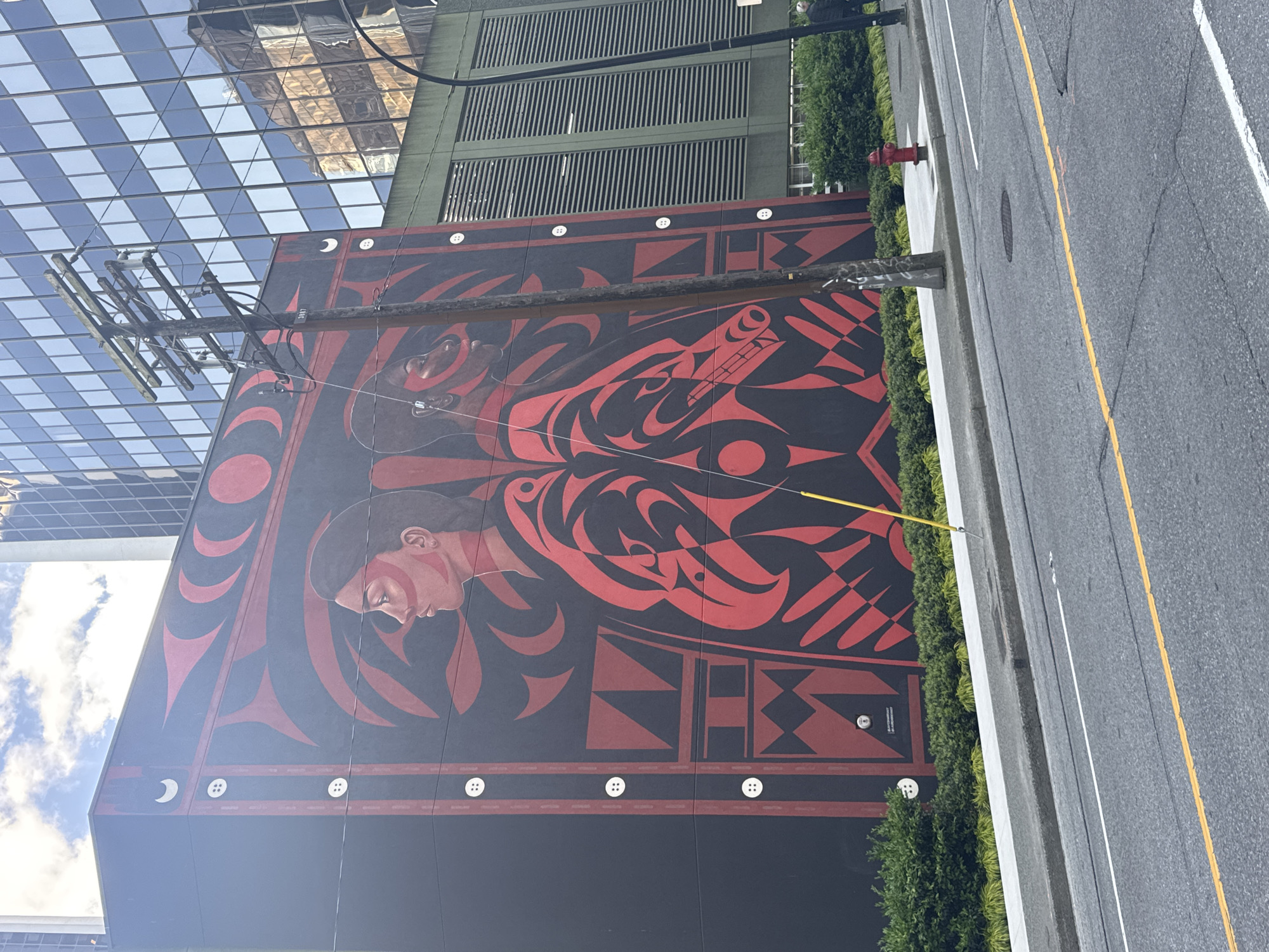 Downtown Vancouver streetscape documented in early morning walkabout