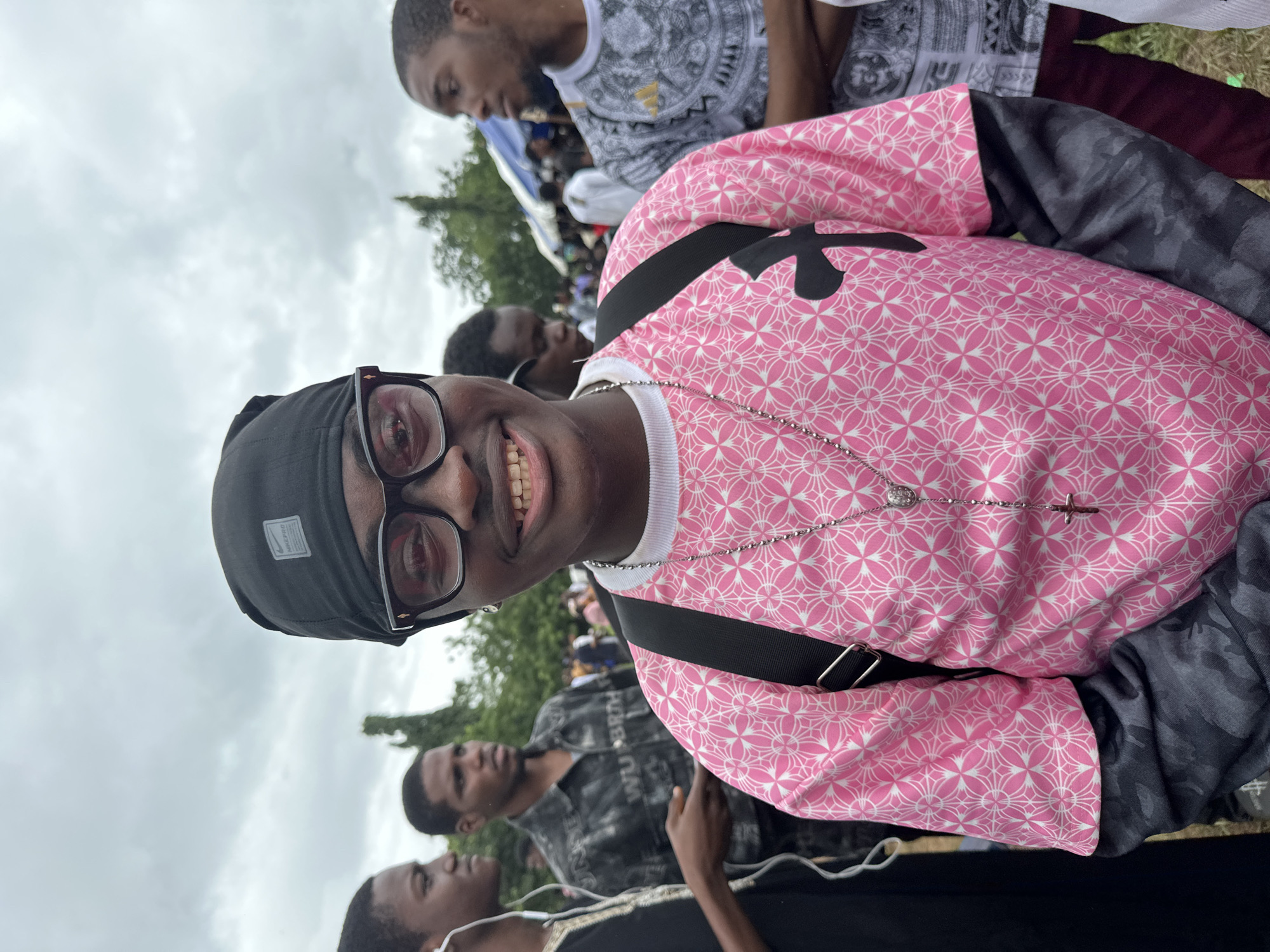 Casual outdoor gathering in Ihiagwa, Nigeria
