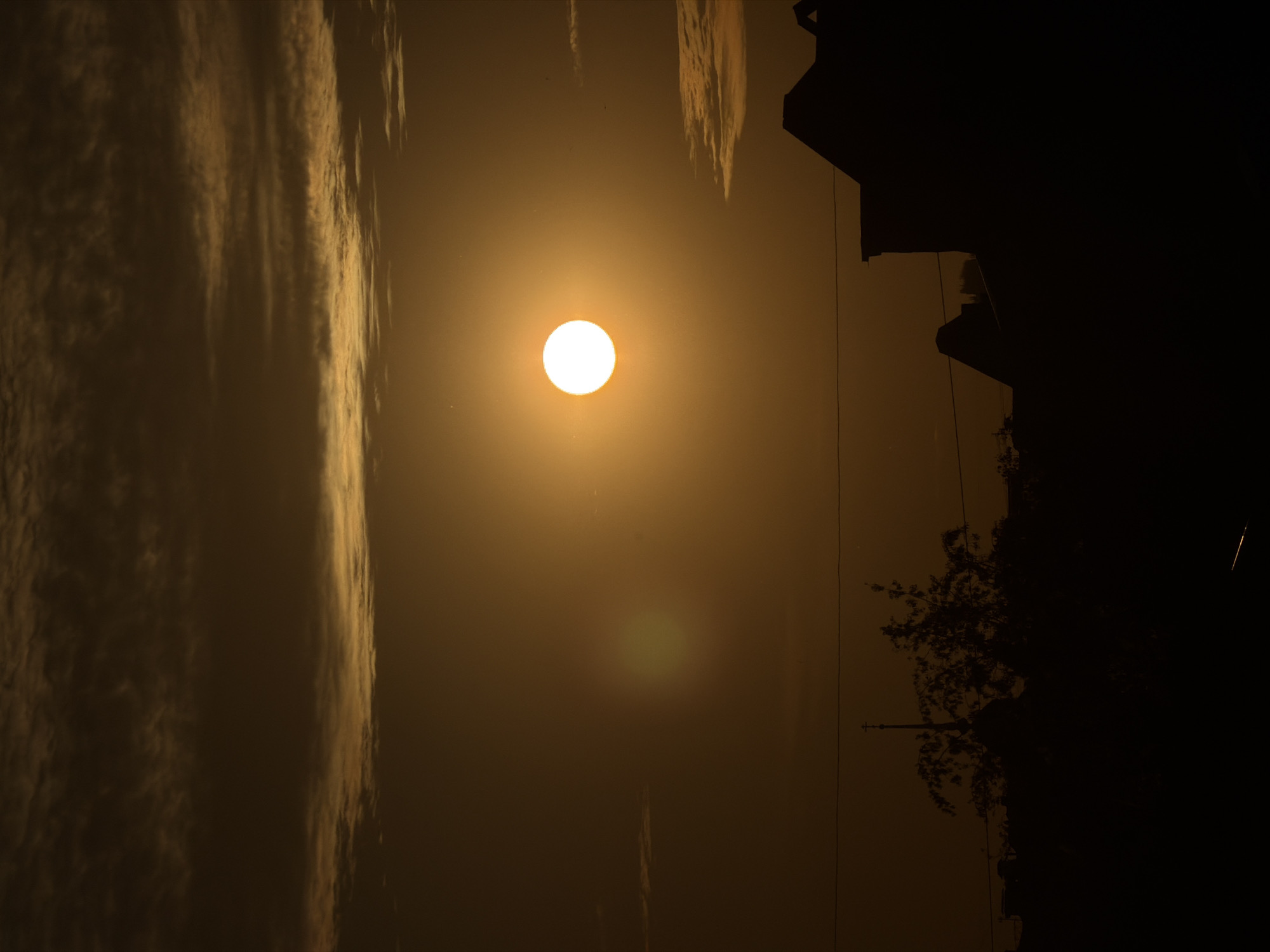 Witness documents Moscow sunset from rooftops showing Kremlin towers