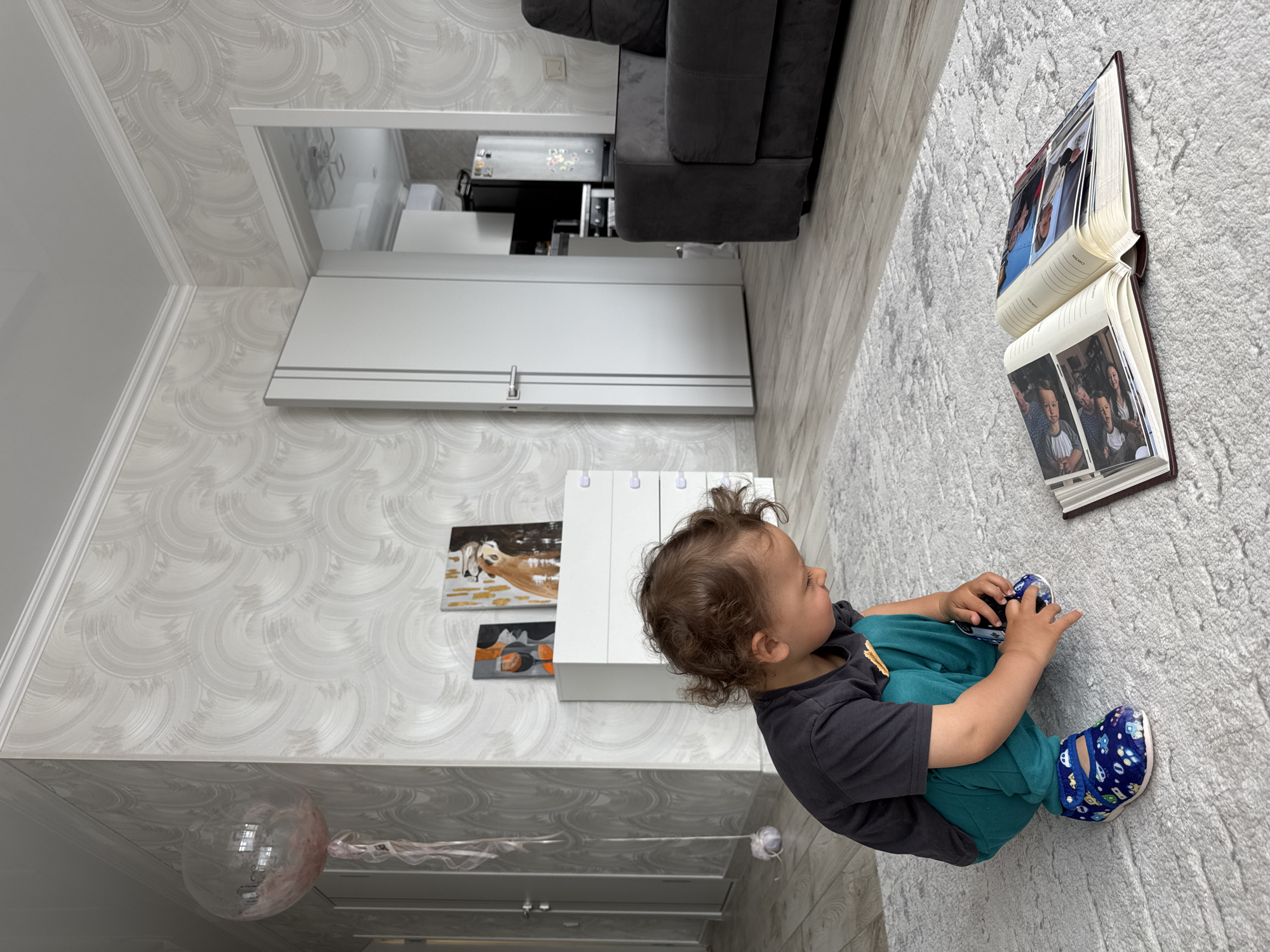 Toddler's First Birthday Celebration Documented in Sochi Home