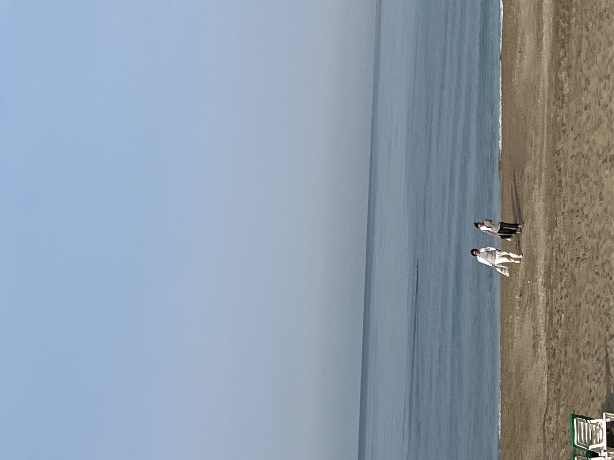 Morning beach scenes documented along Alanya, Turkey coastline