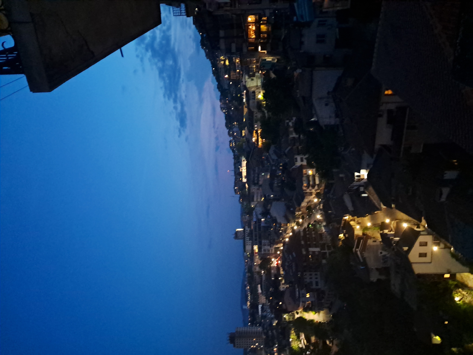 Evening documentation of Veliko Tarnovo landmarks and cityscape