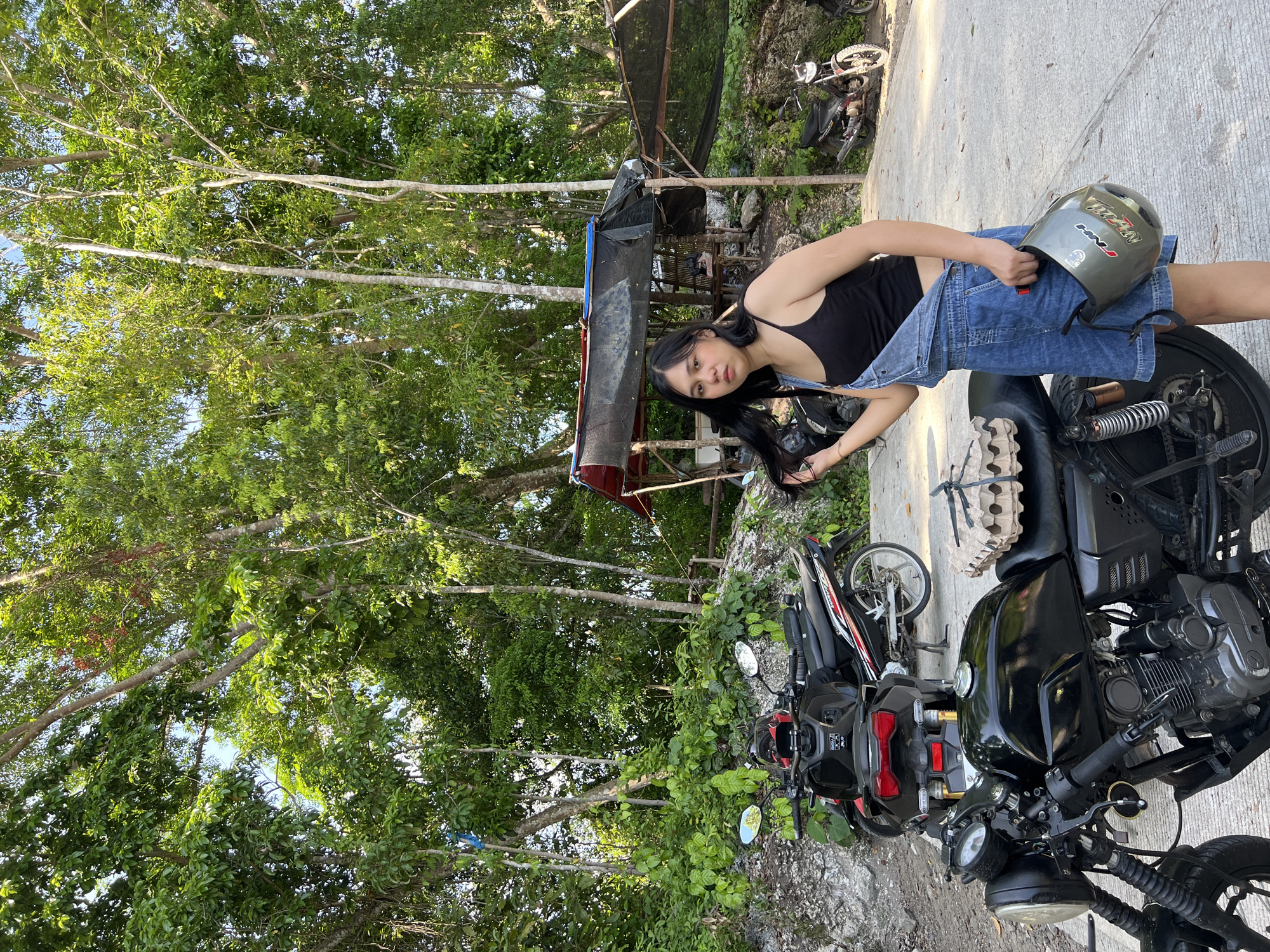 Early morning waterfall tourism documented in Samal Philippines