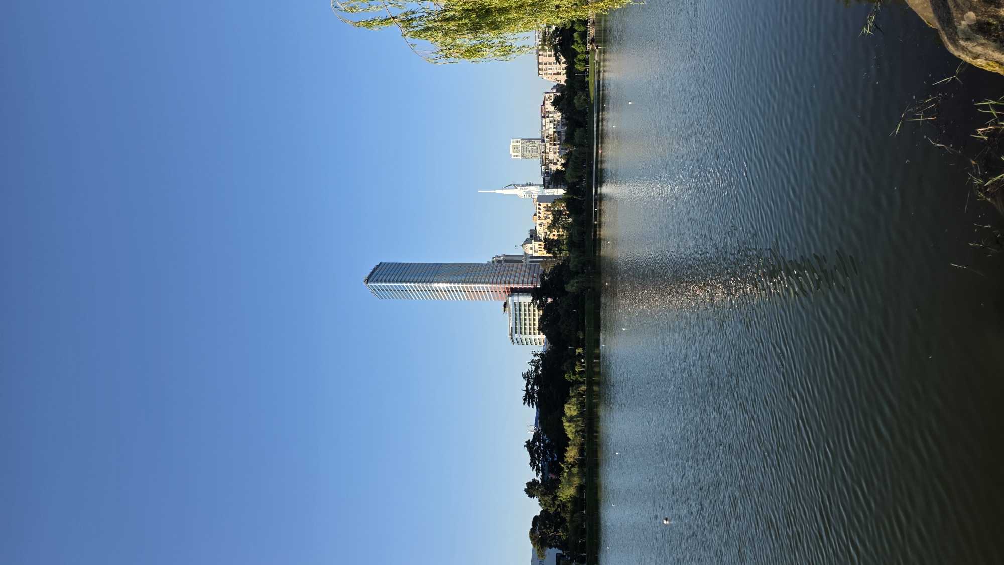 Batumi waterfront: modern towers, parked bikes, and street scenes