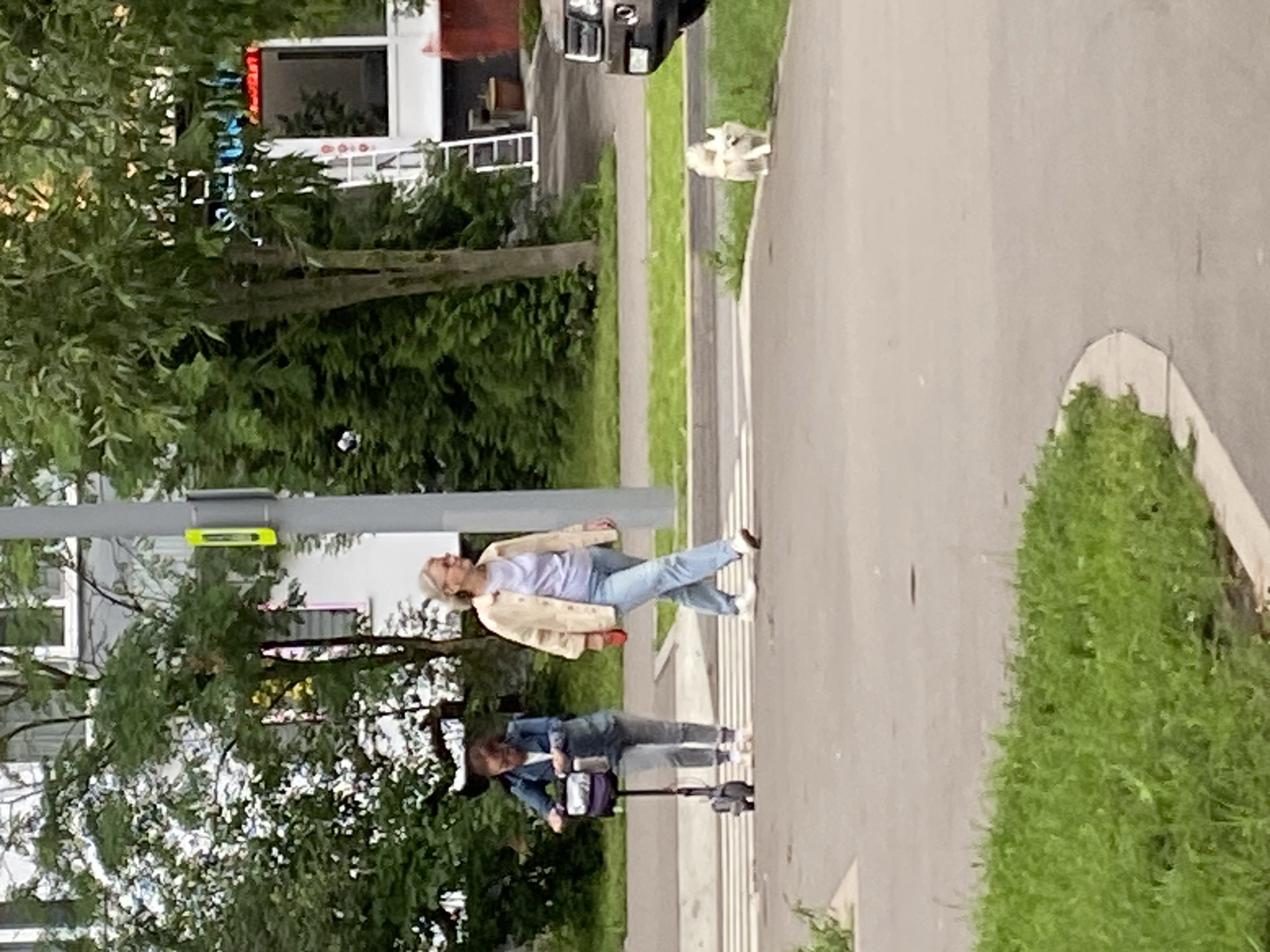 Morning commute and street scenes in Khimki, Russia