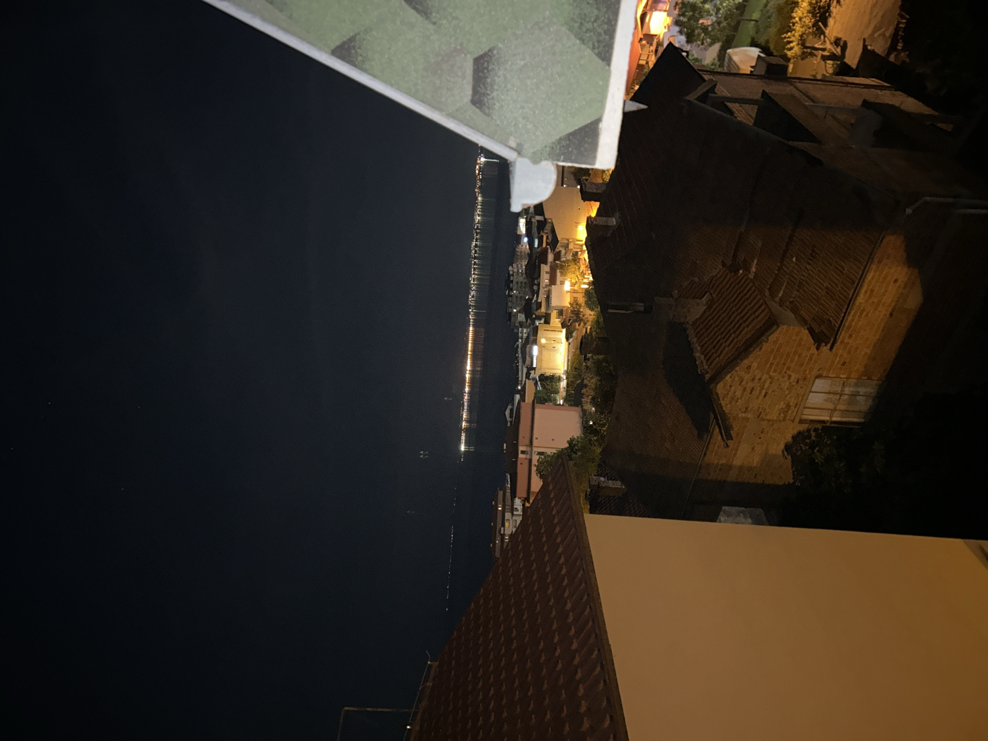 Night view captures Sveti Vlas coastline and Black Sea