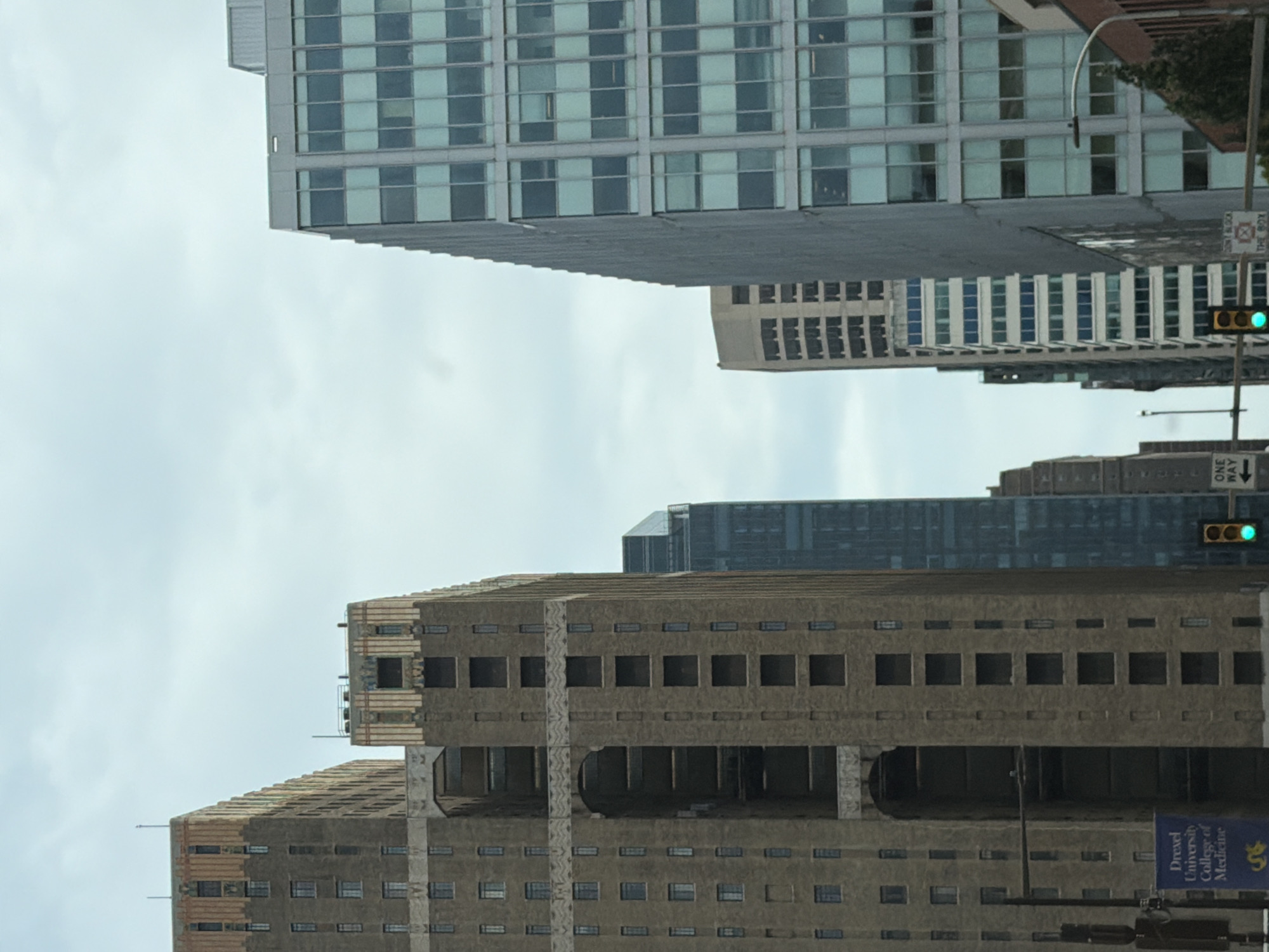 William Penn statue silhouetted above Philadelphia City Hall