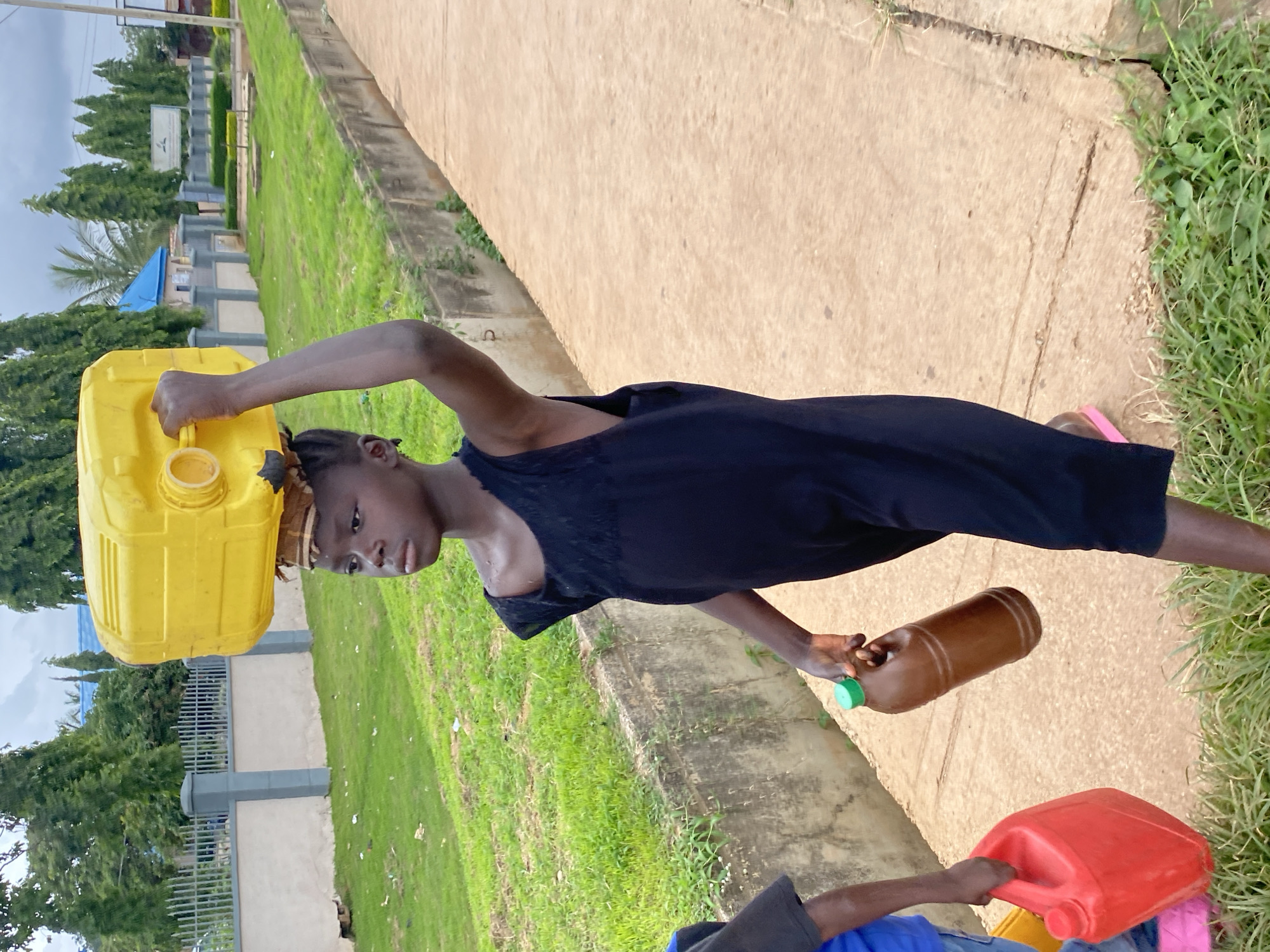 Everyday street life and market activity in Bukuru, Nigeria