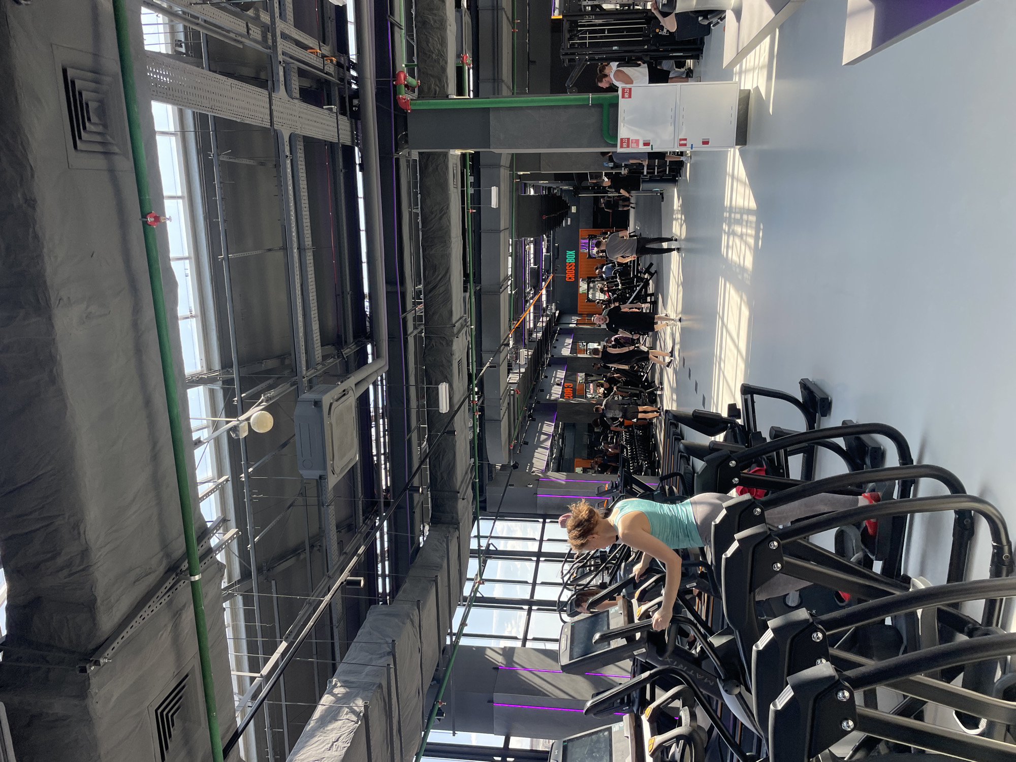Morning workout routines documented at Kazan fitness center
