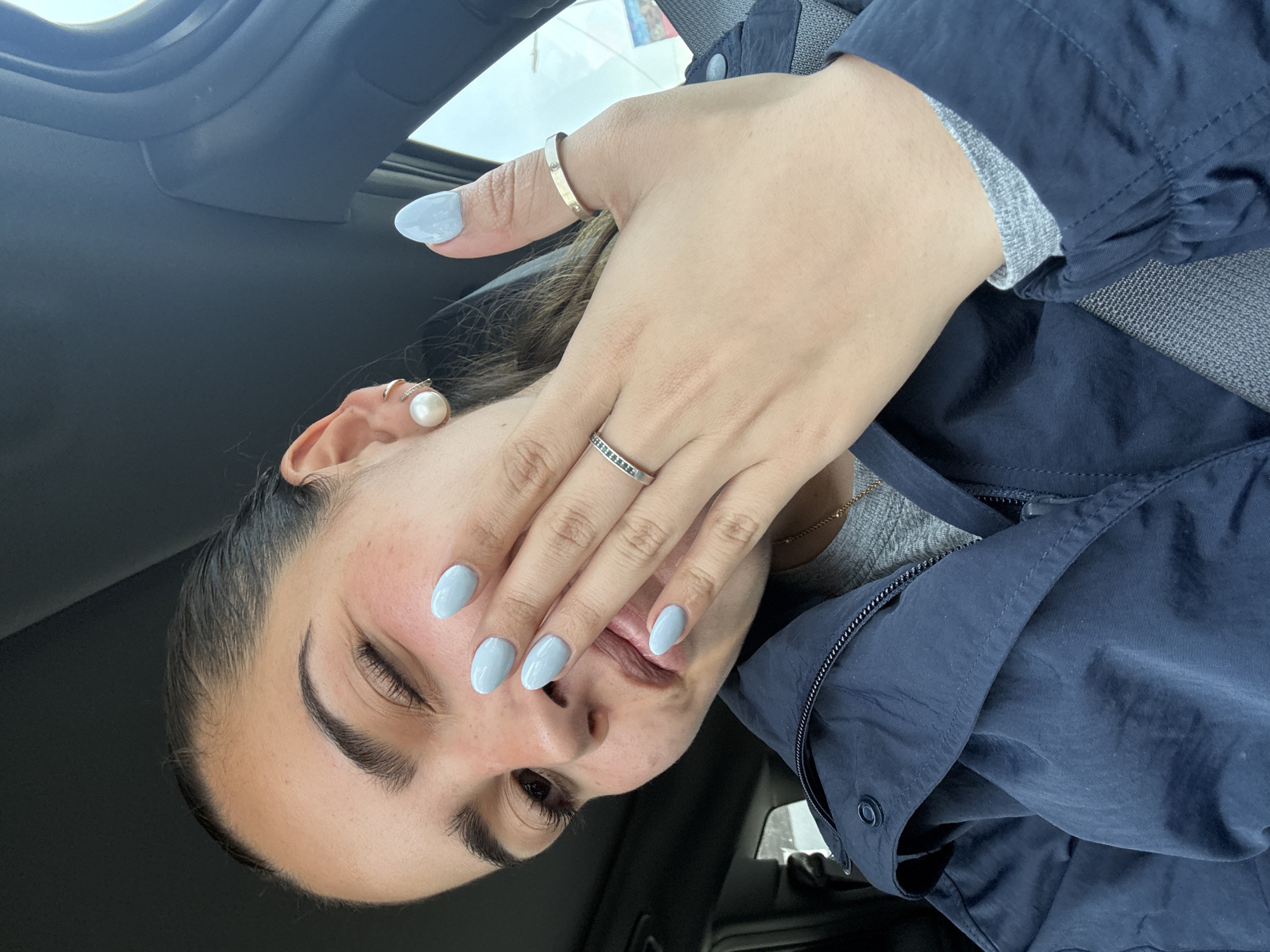 Person documents car journey through Puebla with selfies, street views