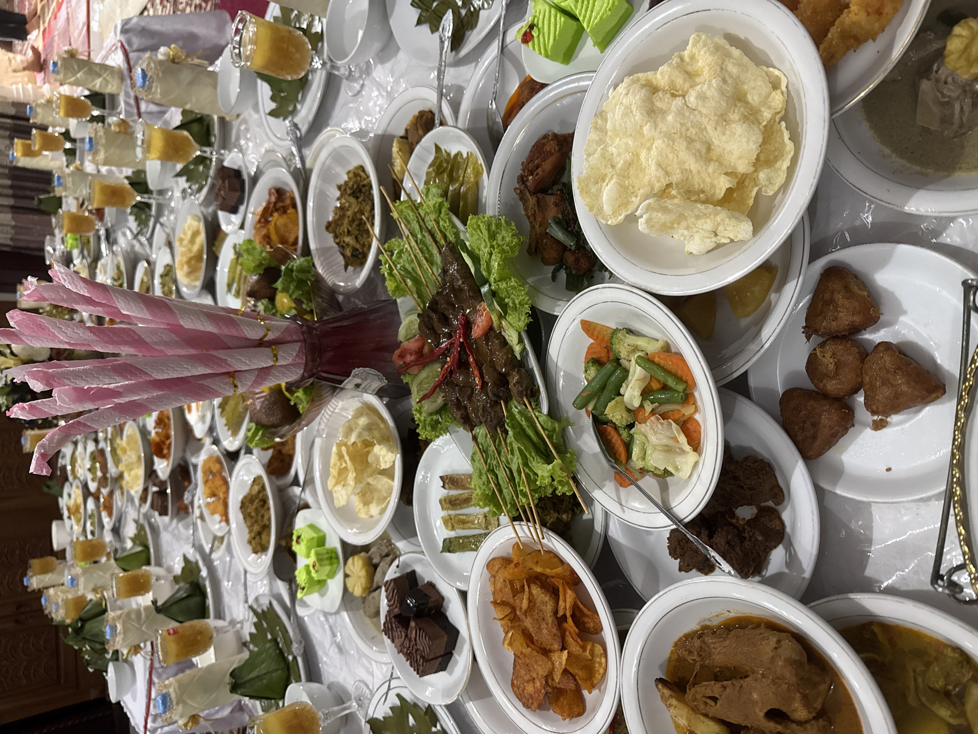 Elaborate feast gathering documented in Lhokseumawe, Indonesia