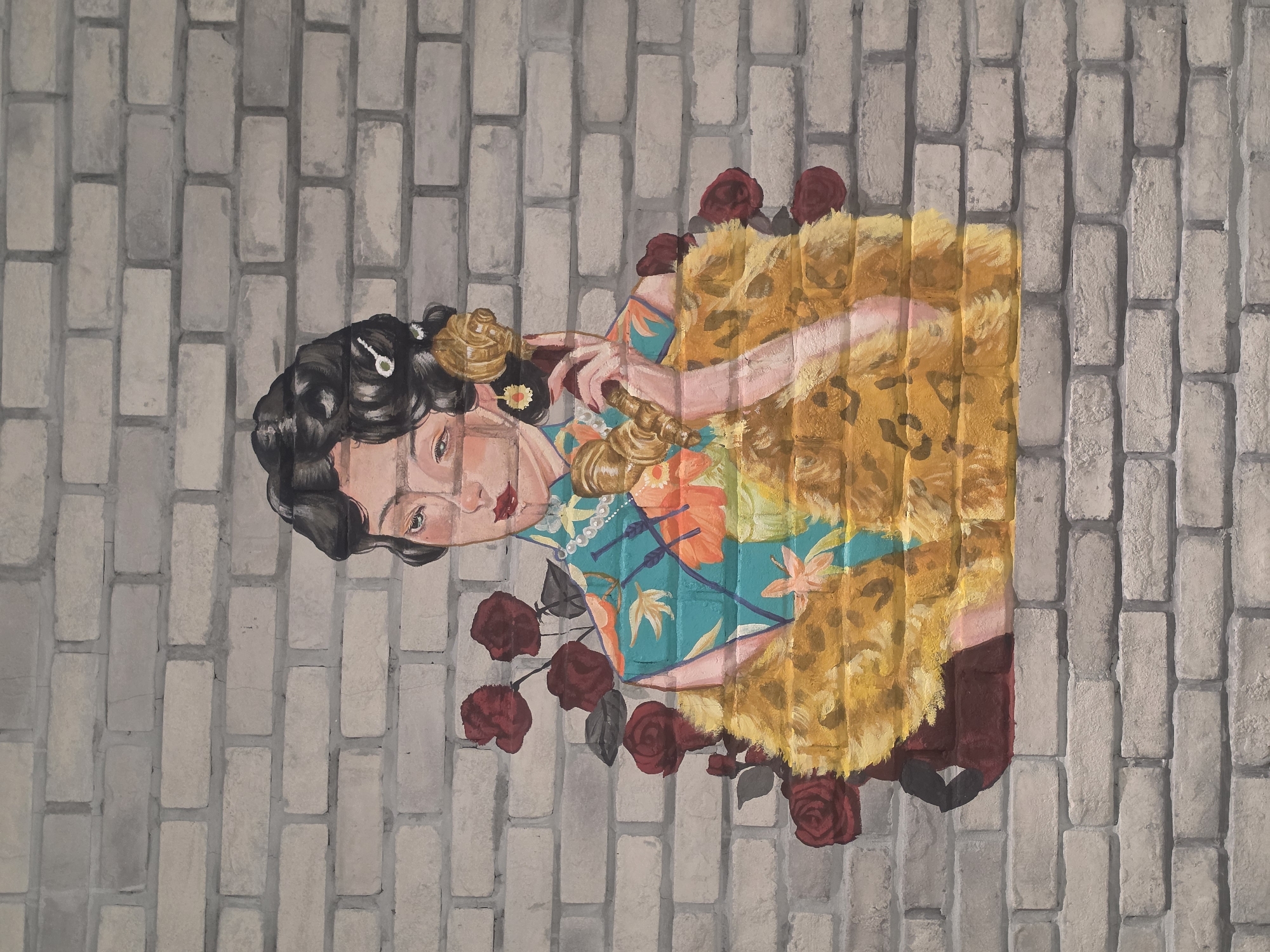 Art displays featuring mural and SF streetcar model spotted in Bangkok