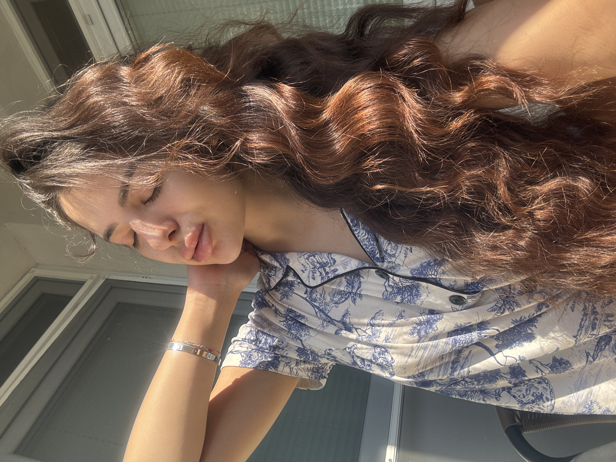 Morning balcony photo session captured in Plovdiv, Bulgaria
