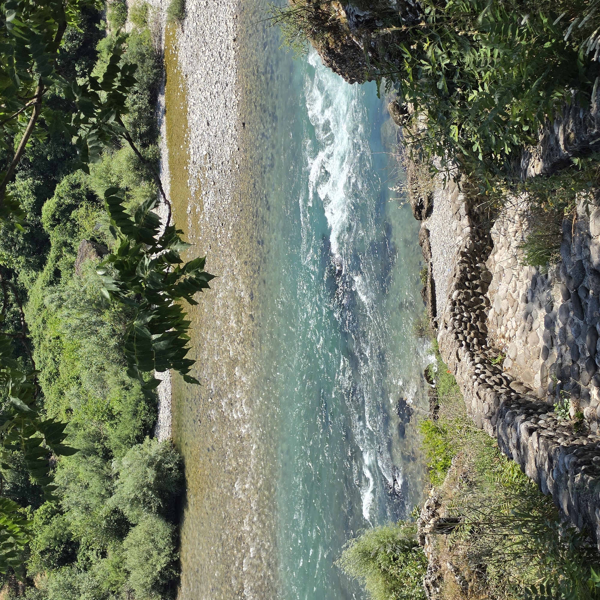 River and architecture views documented in Podgorica morning