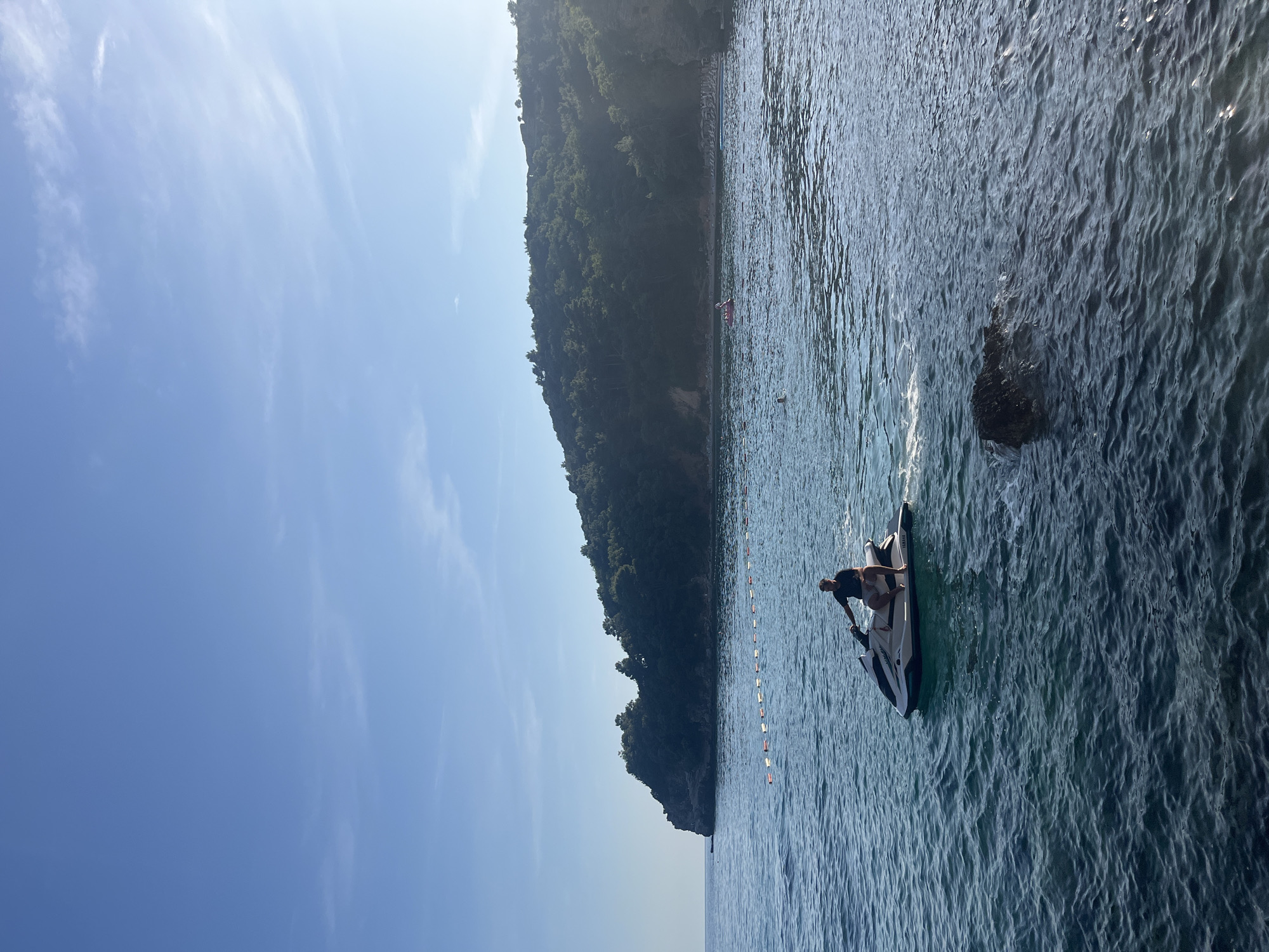 Summer tourism scenes captured across Budva, Montenegro beaches