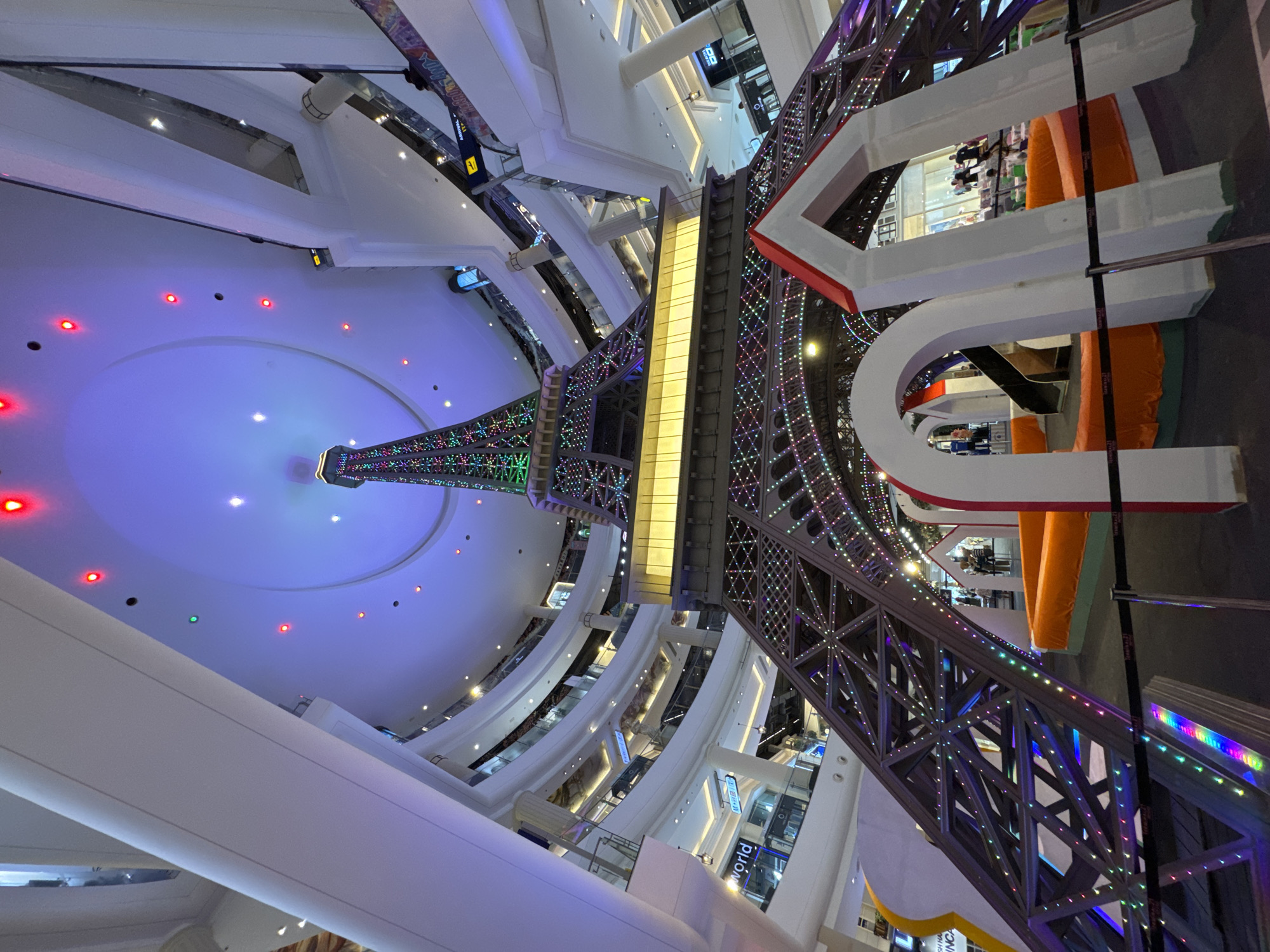 Inside Terminal 21 Pattaya's world-landmarks themed mall