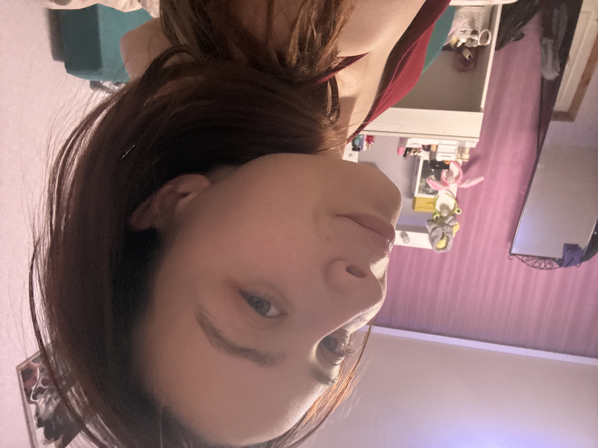 Morning routine documented through selfies in Прикамский, Russia