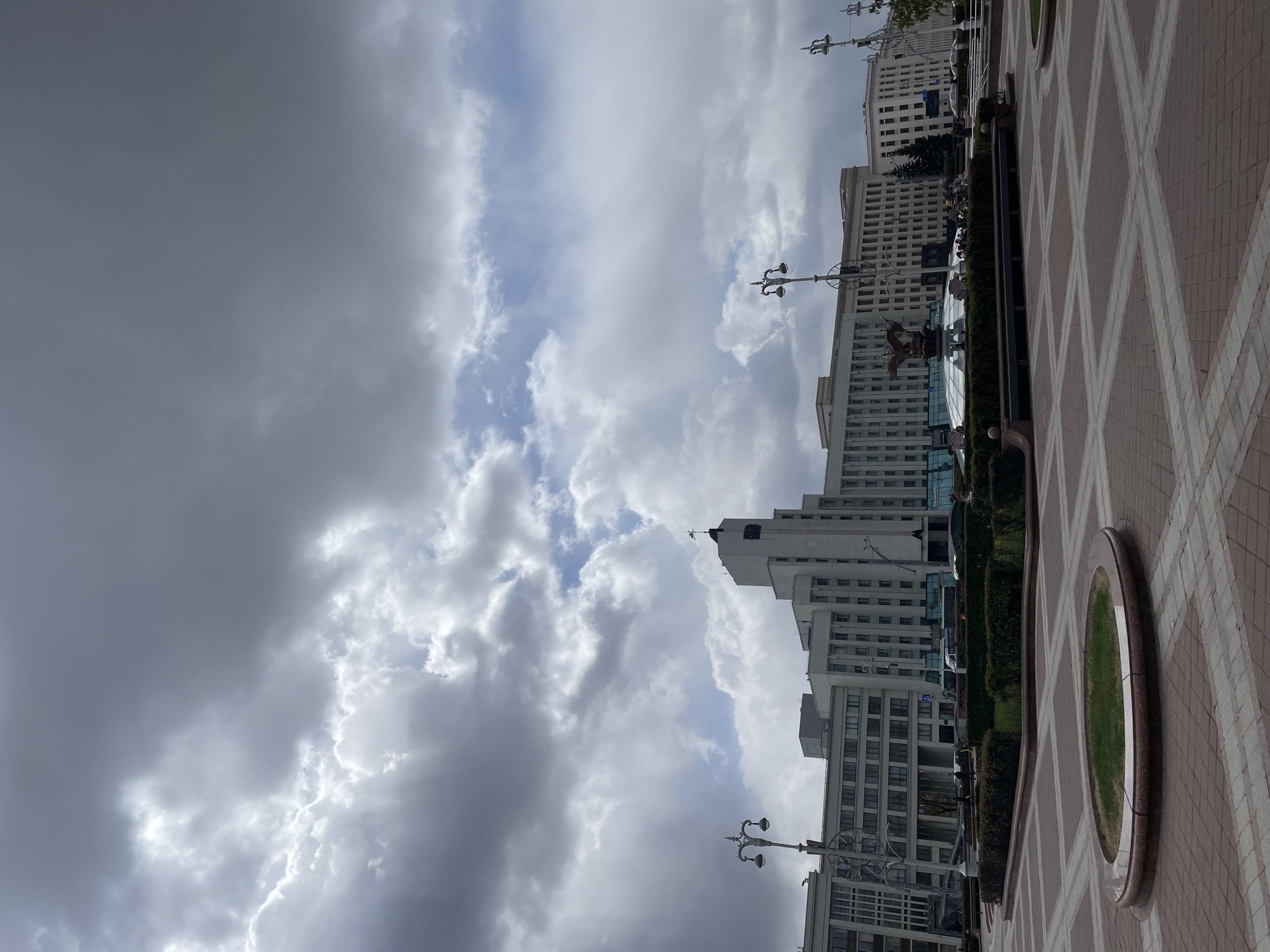 Minsk city center landmarks documented during morning photography session