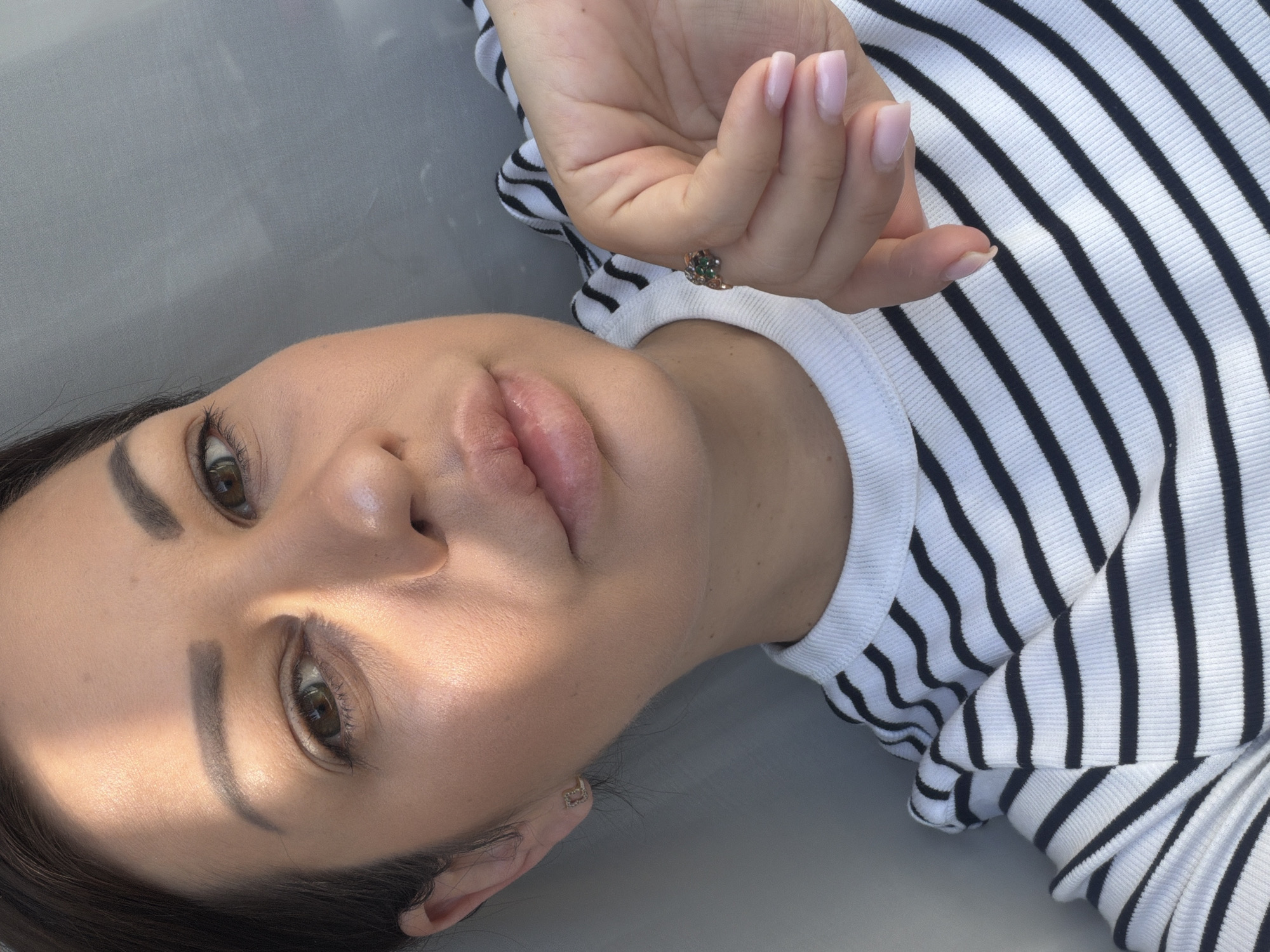 Lazy morning selfie session at home in Sochi
