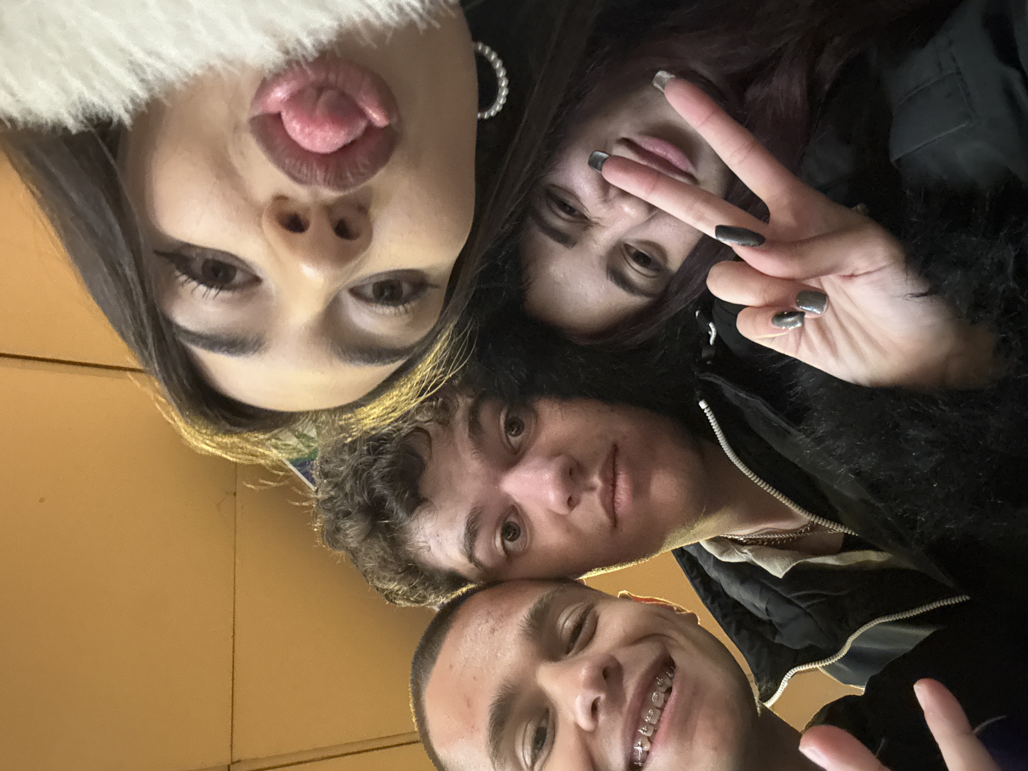 Group Takes Selfie in Sofia