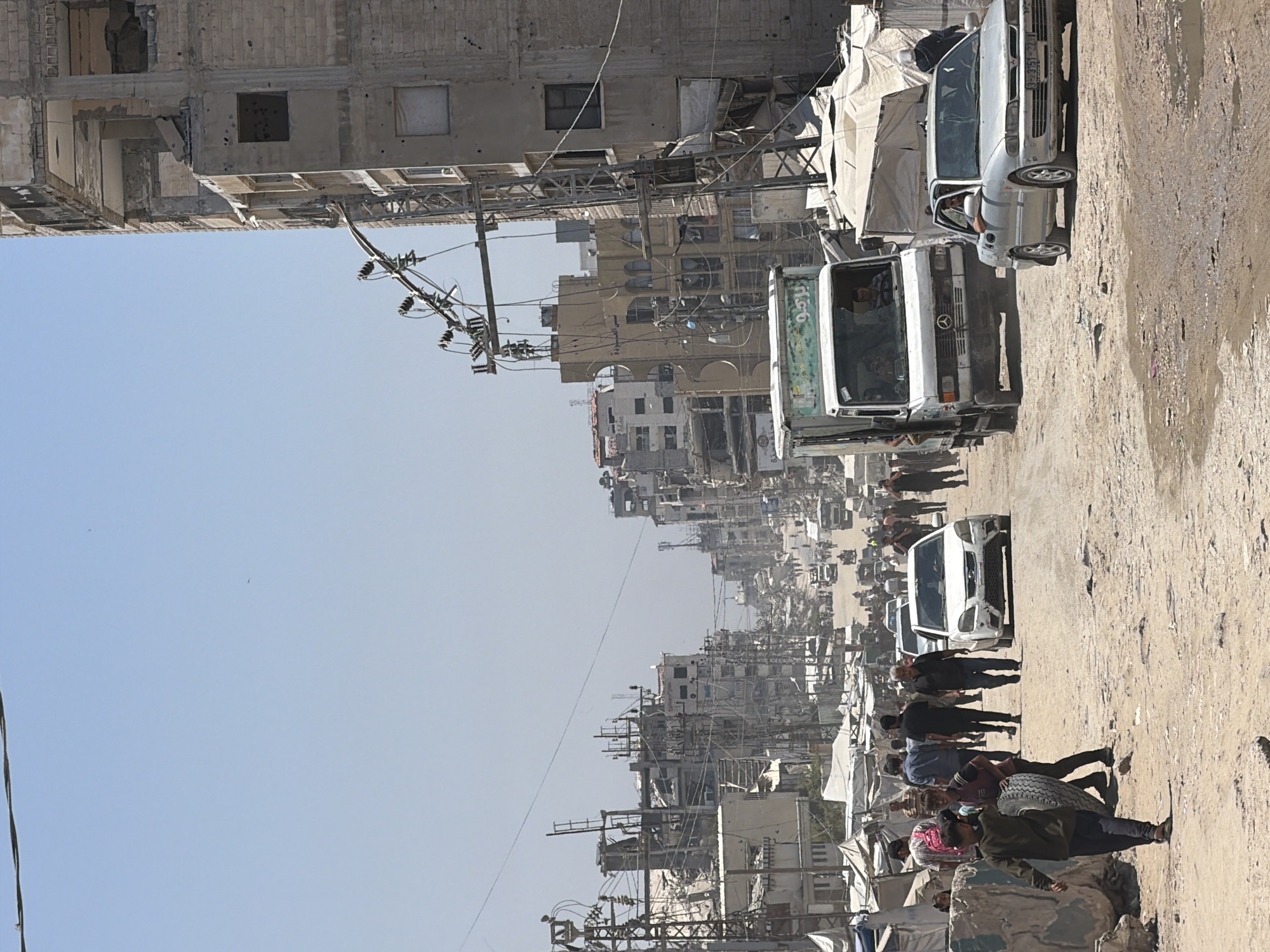 Daily life continues amid widespread destruction in Gaza City