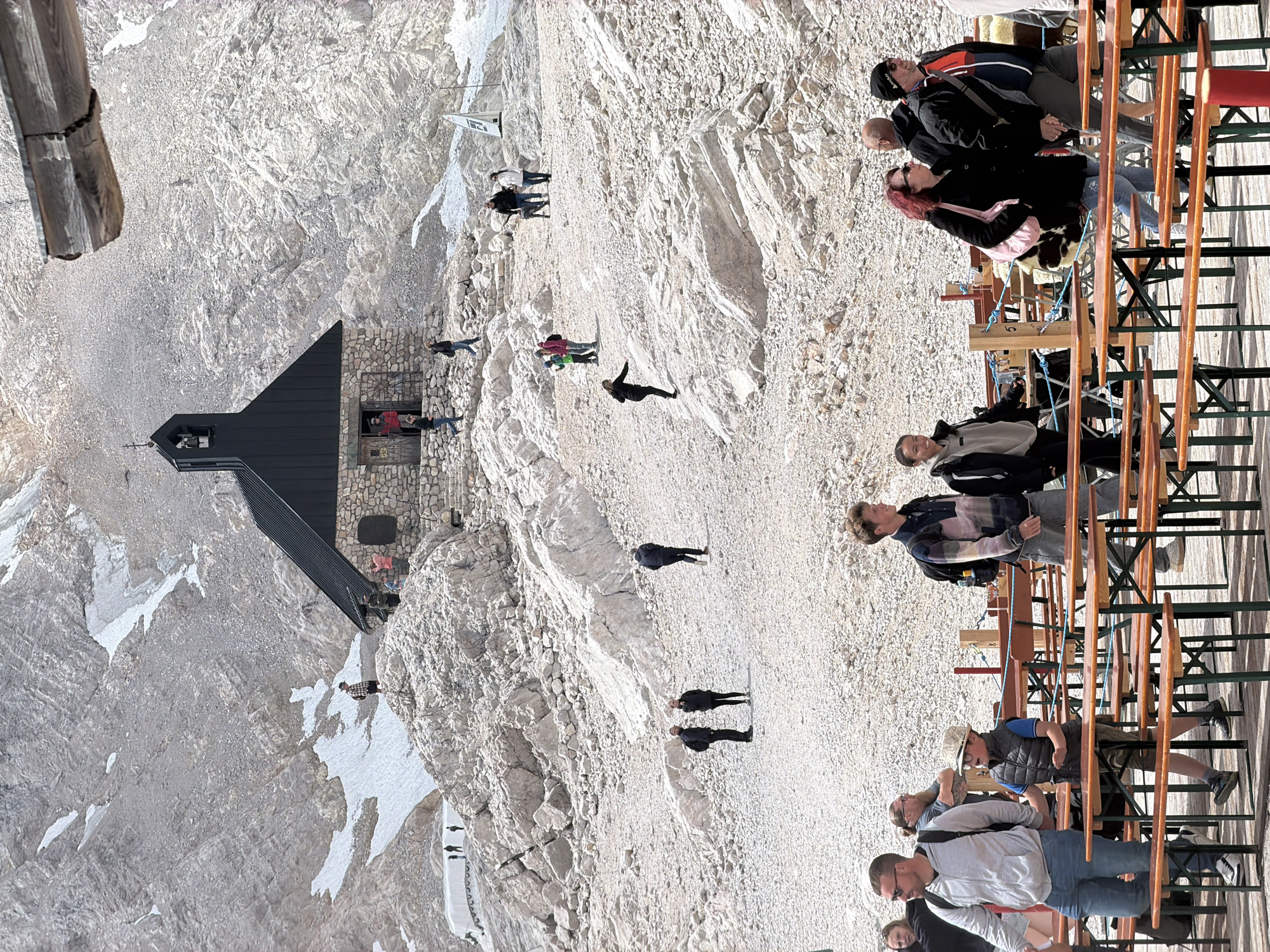 Morning in the Zugspitze — peaks, clouds, and a chapel stop
