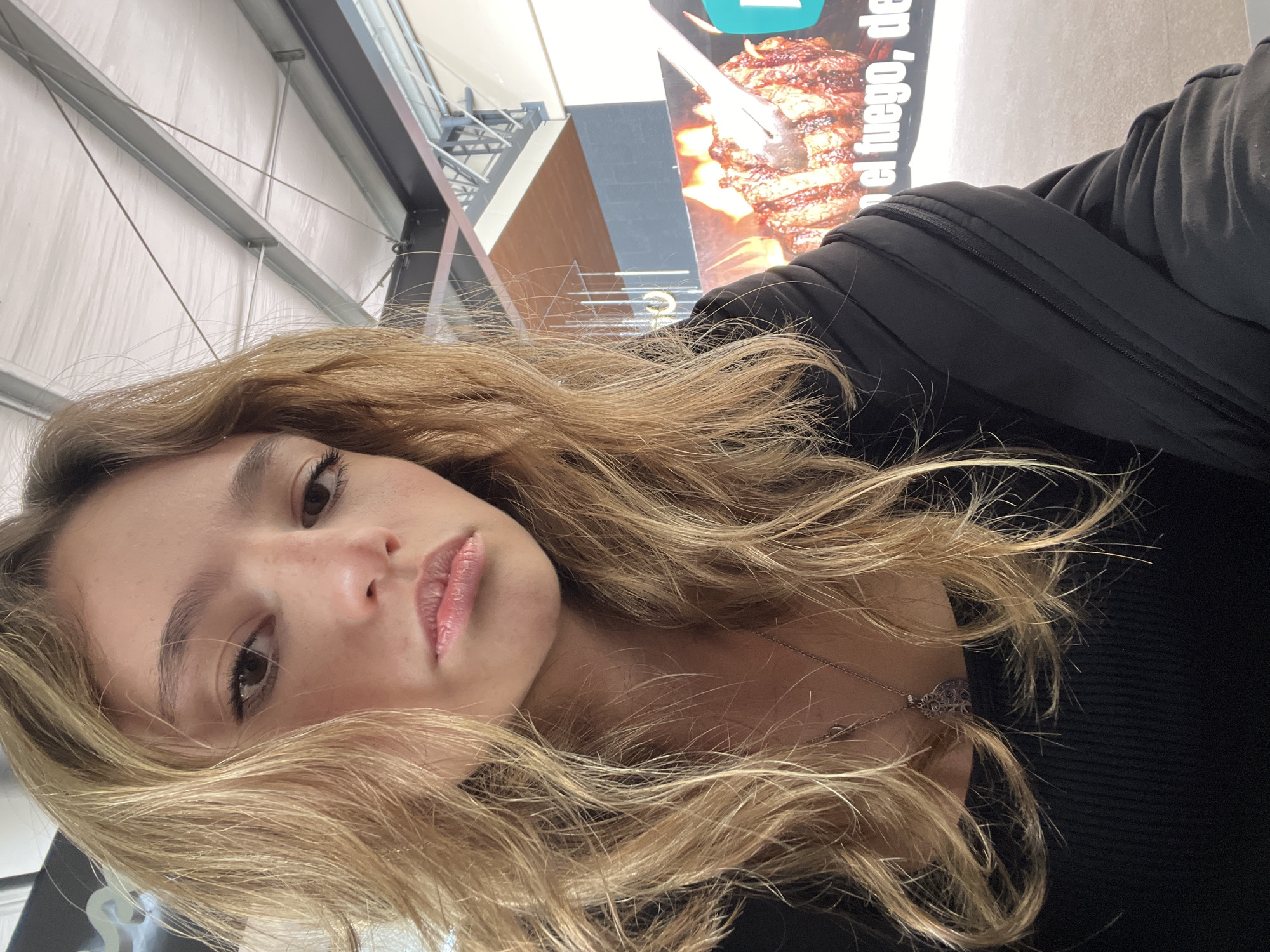 Friends document casual dining outing at Mexican shopping center