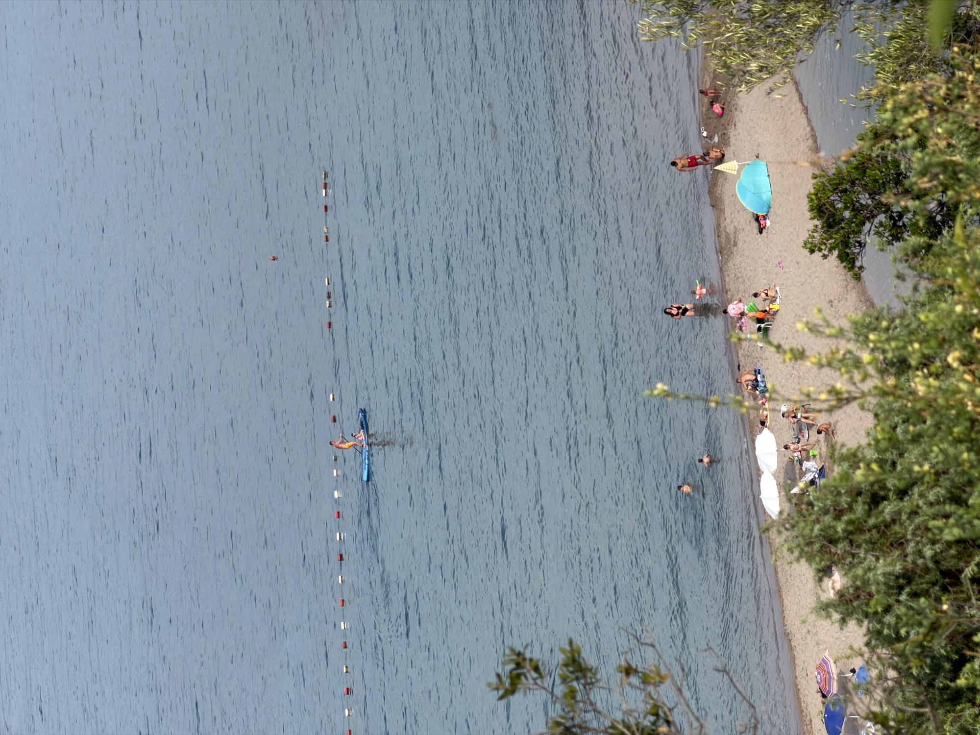 Summer afternoon on the Montenegrin Adriatic coast