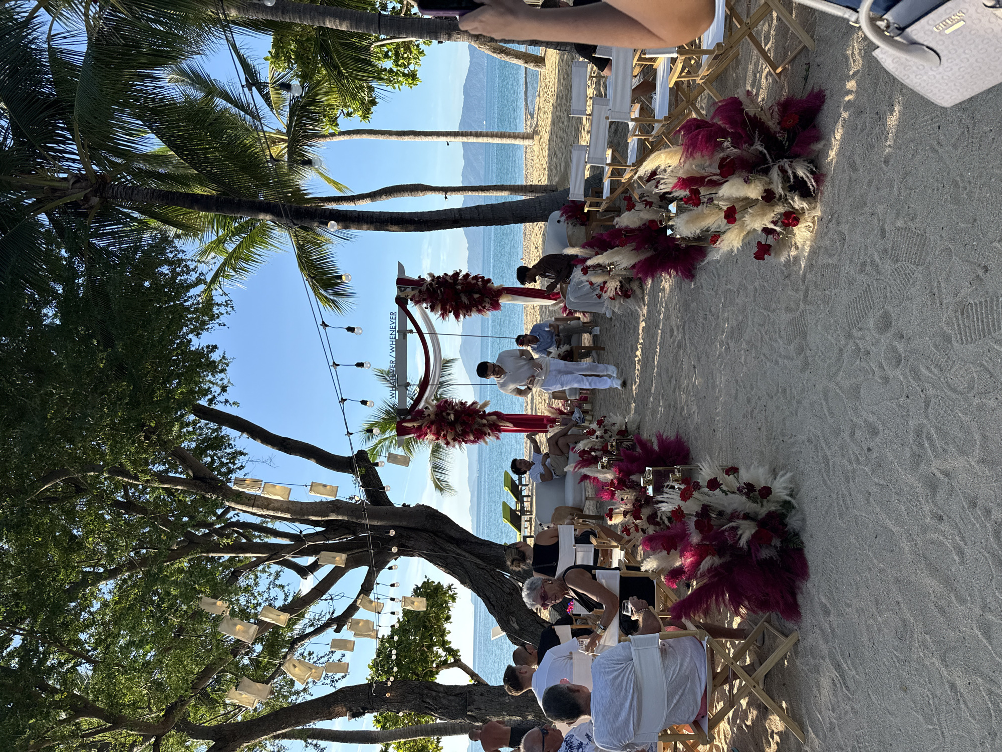 Beach wedding ceremony held in Baan Bo Phut, Thailand