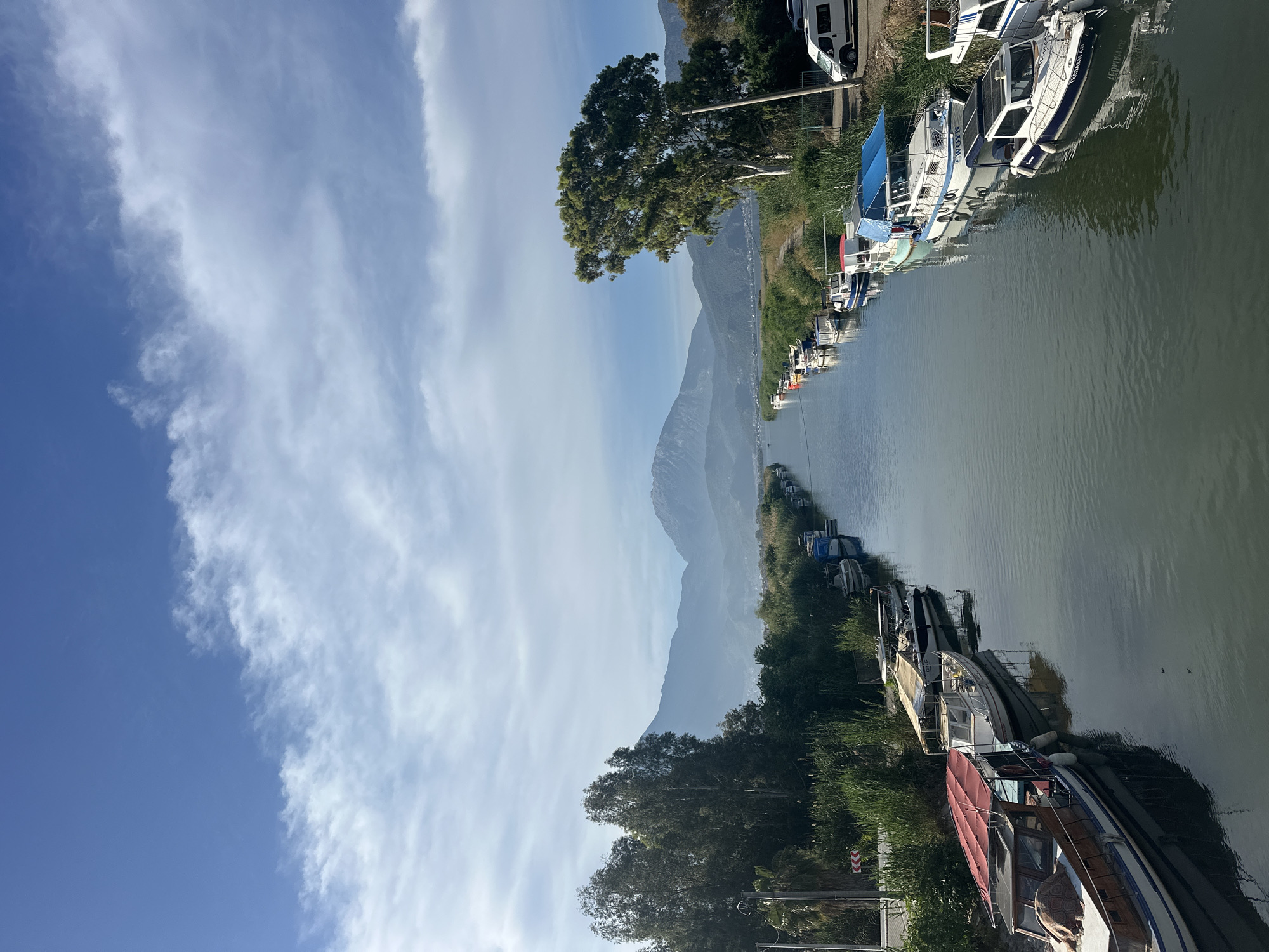 Morning waterfront scenes documented across Fethiye's boat-lined canals