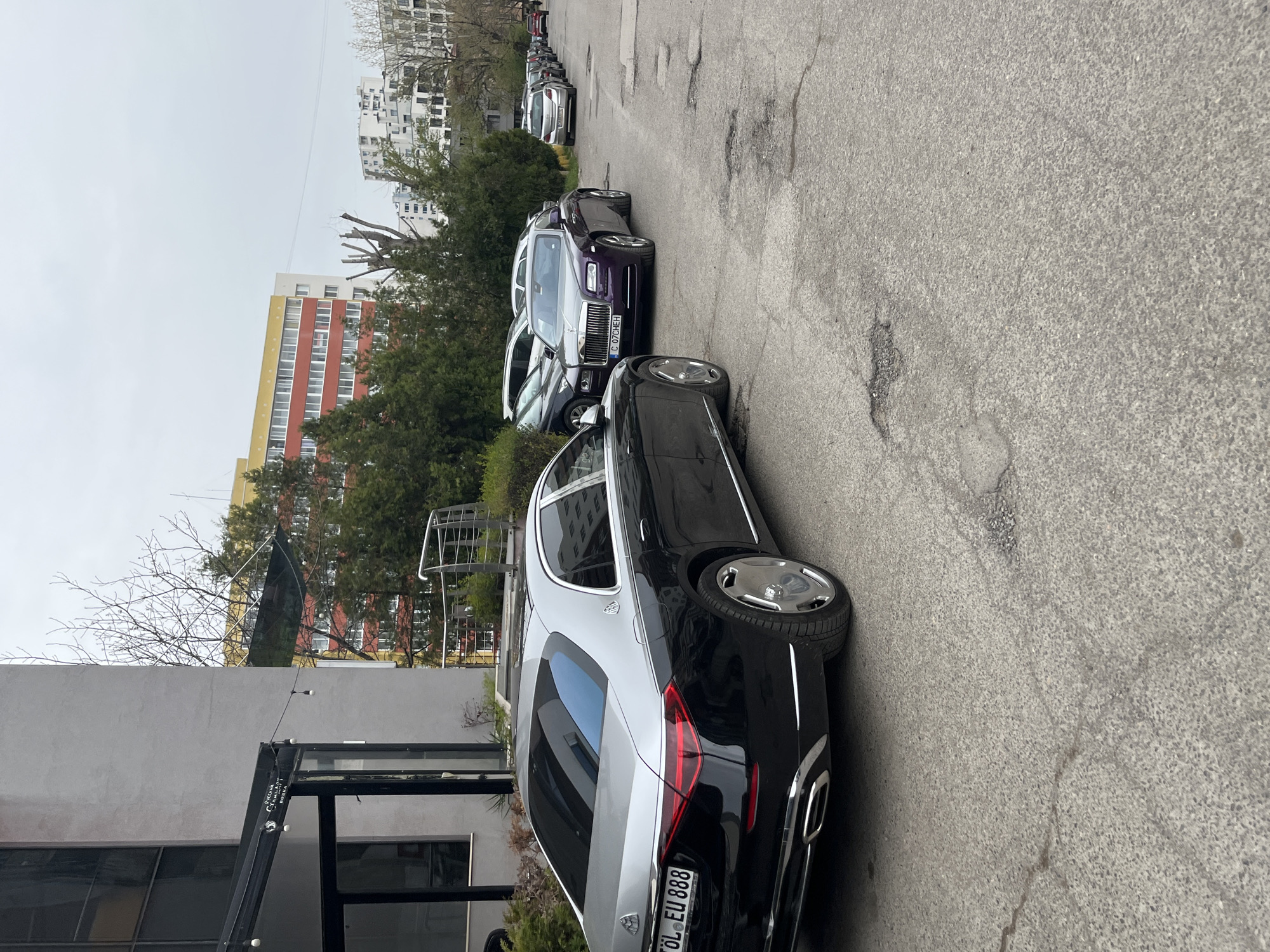 Luxury cars including Maybach, Rolls Royce spotted on city street