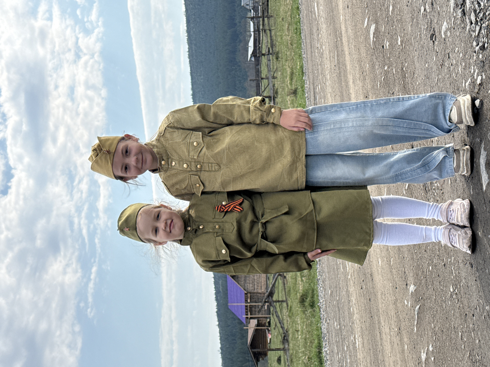 Rural morning activity observed in Tyulyuk, Russia