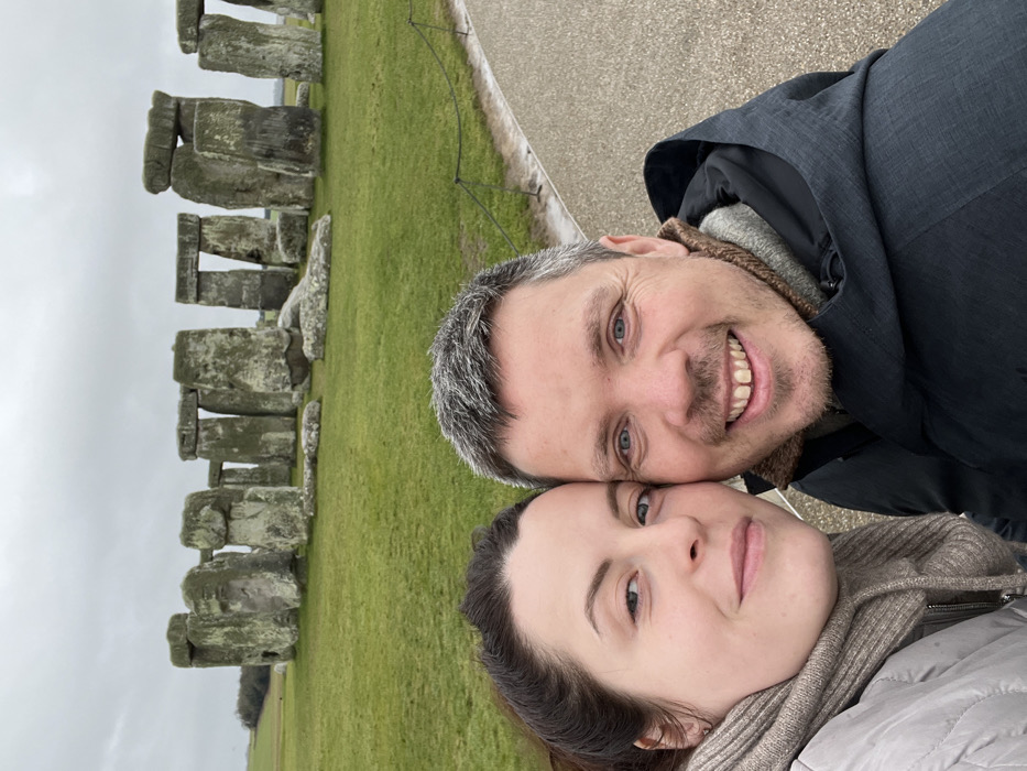 Couple documents Stonehenge visit with photos, videos, museum tour