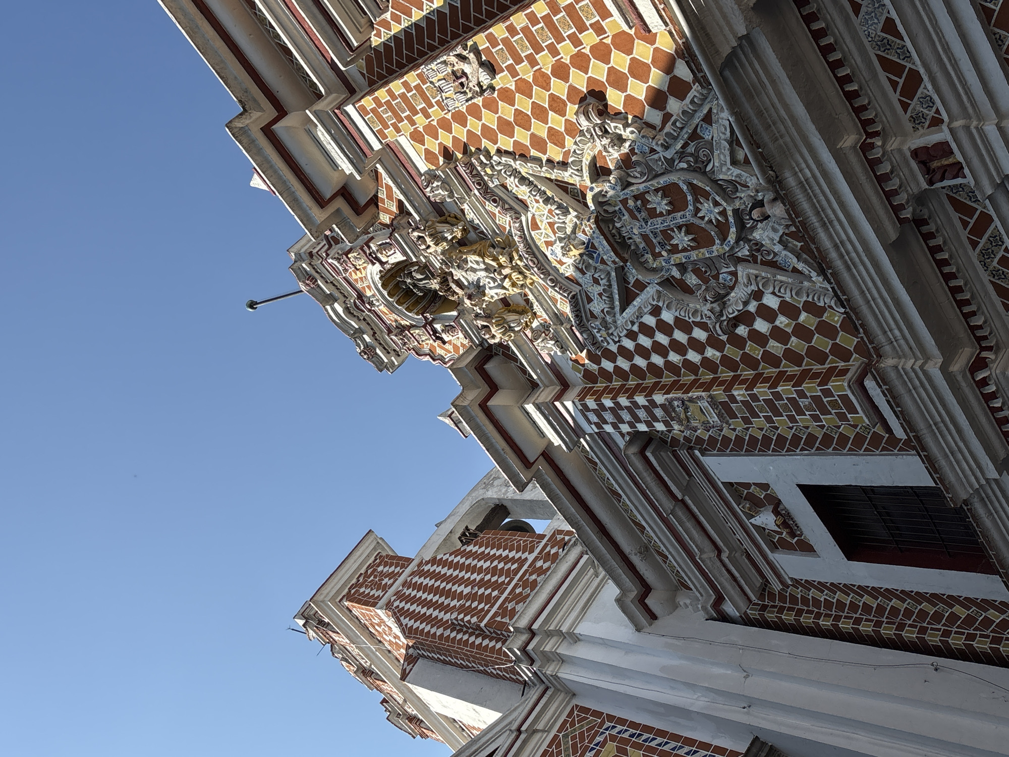 Church visit documented in Puebla, Mexico during active worship