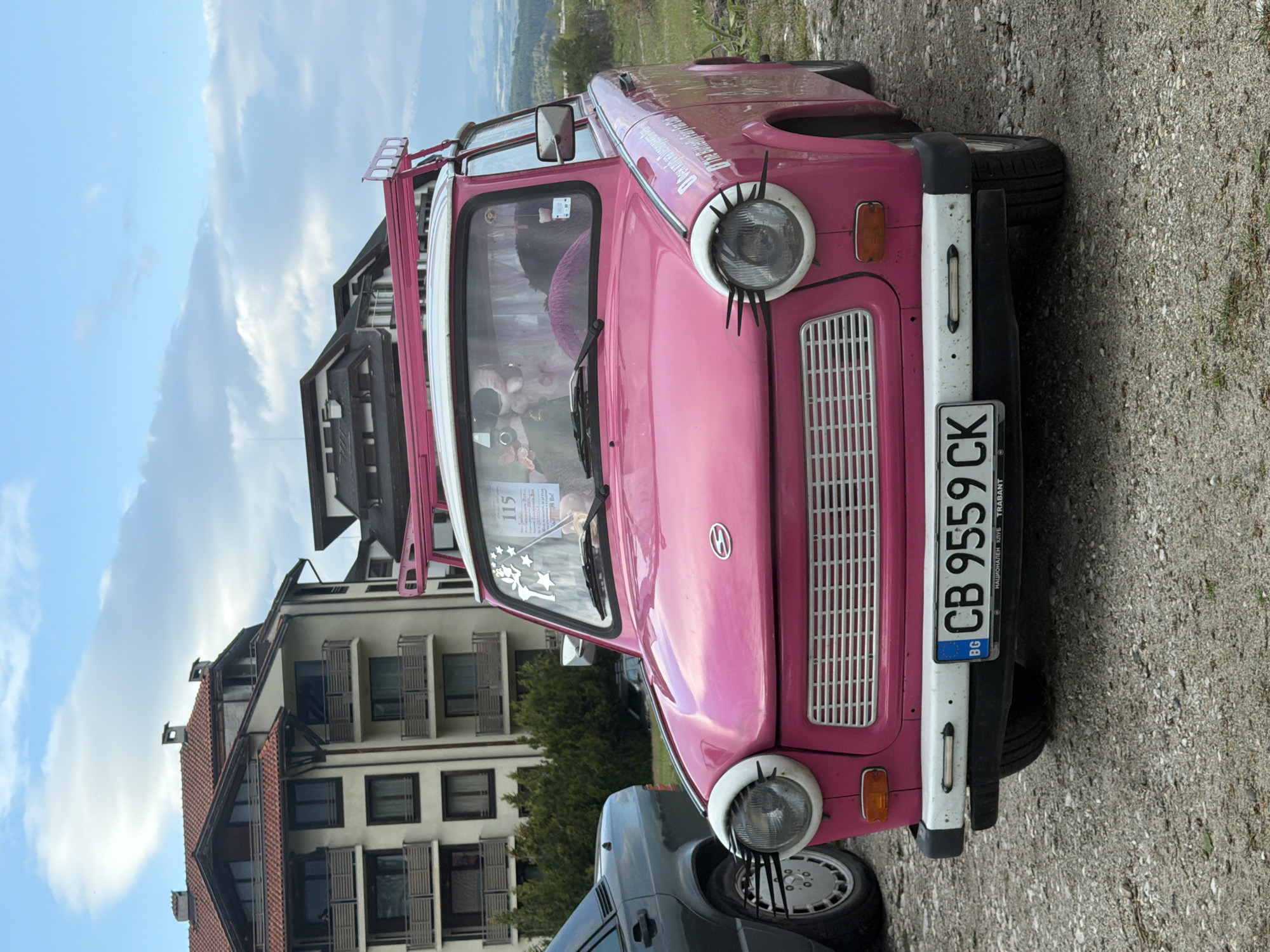 Vintage car collection spotted in Razlog, Bulgaria