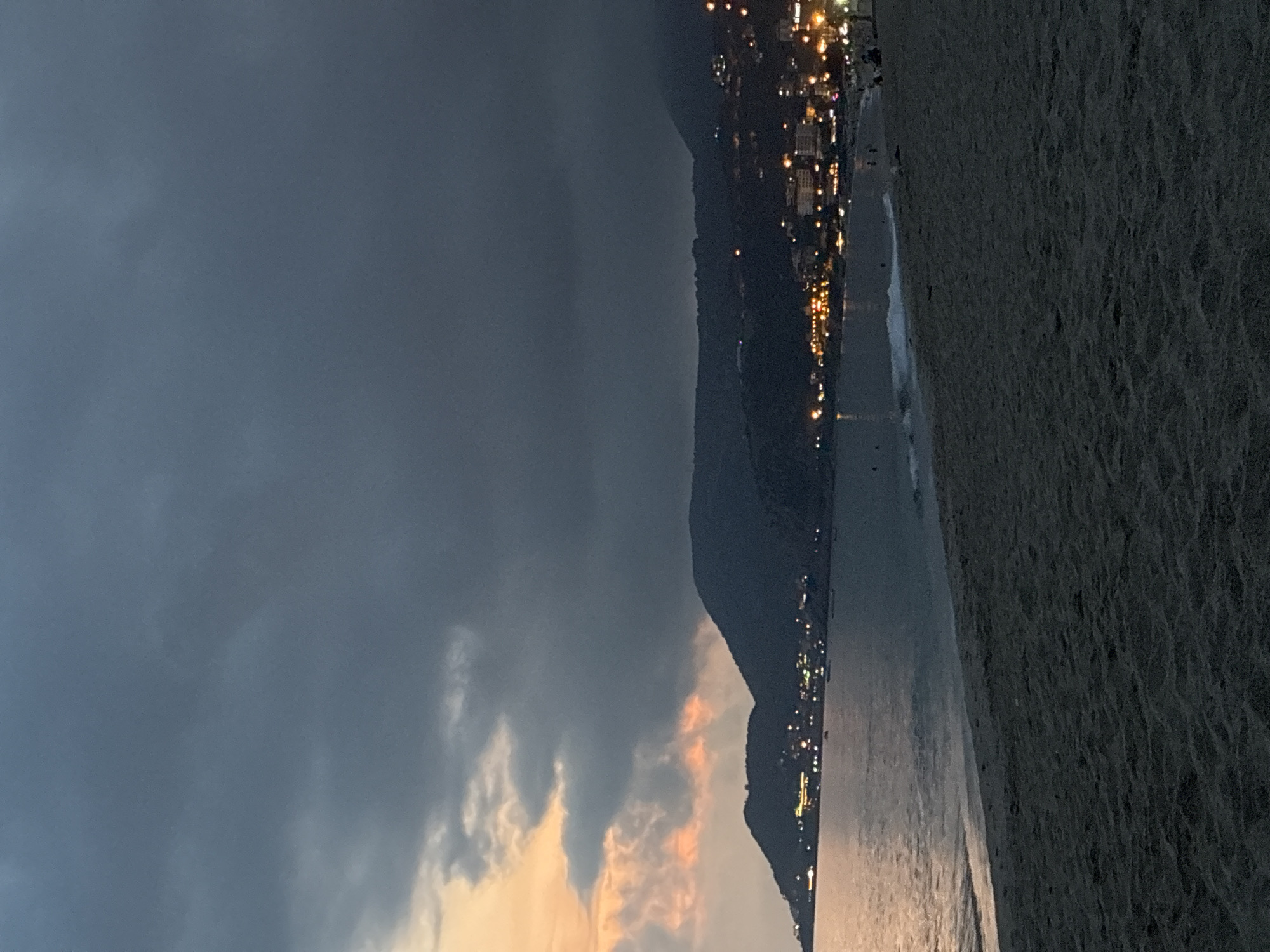 Twilight beach scenes documented across Alanya, Turkey coastline