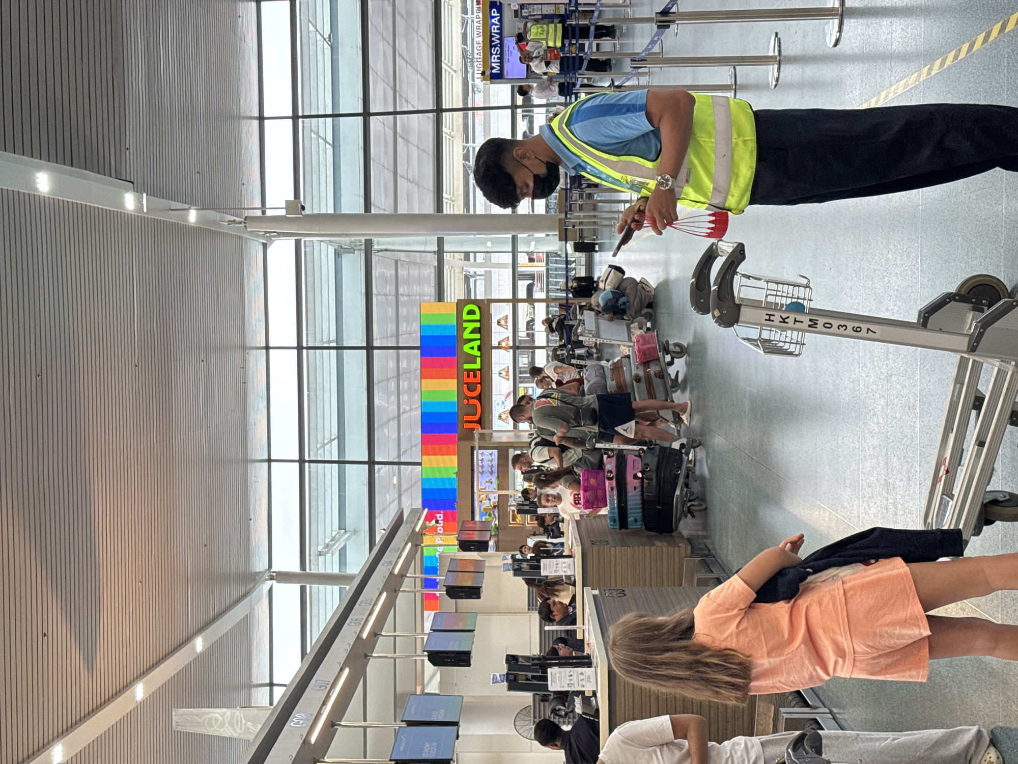 Traveler documents morning transit through Phuket International Airport