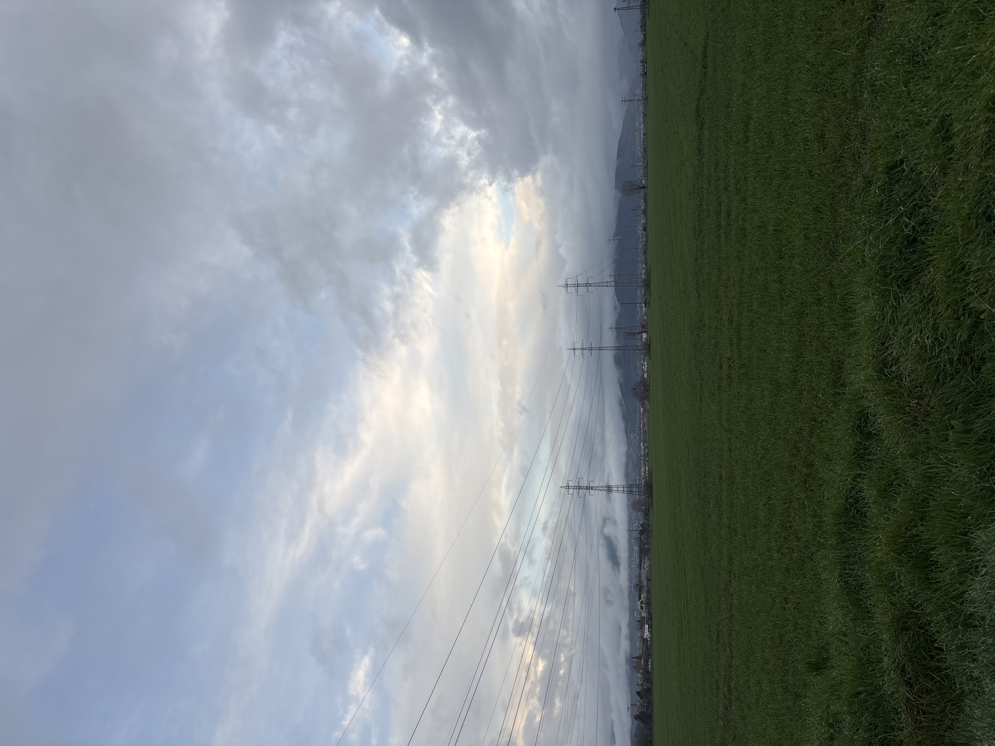 Rural landscapes captured on Plovdiv outskirts under cloudy skies