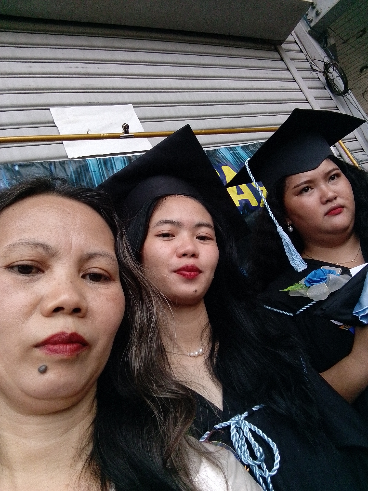 Family celebrates graduation ceremony in Digos, Philippines