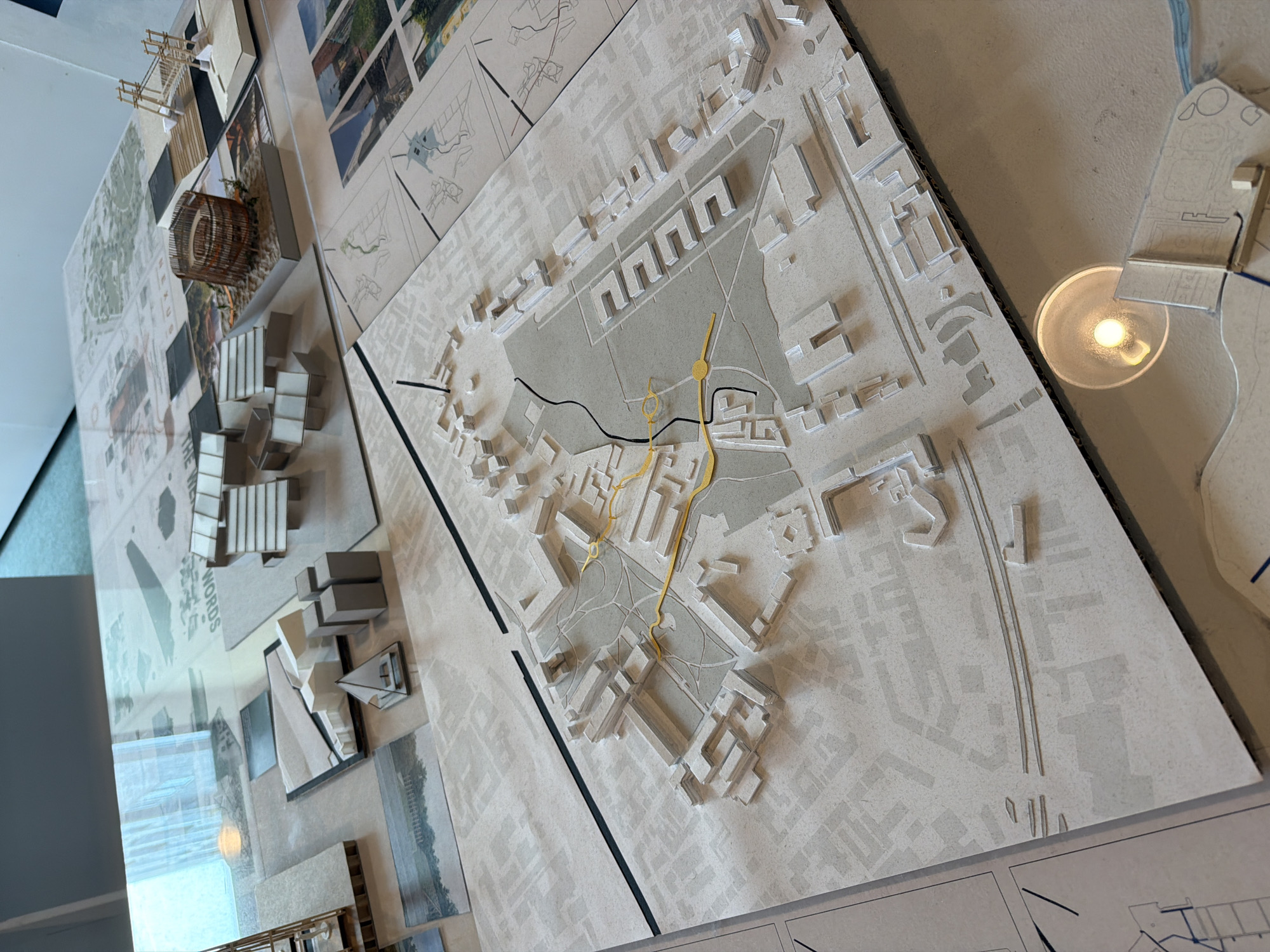 Architectural model exhibition on display in Milan