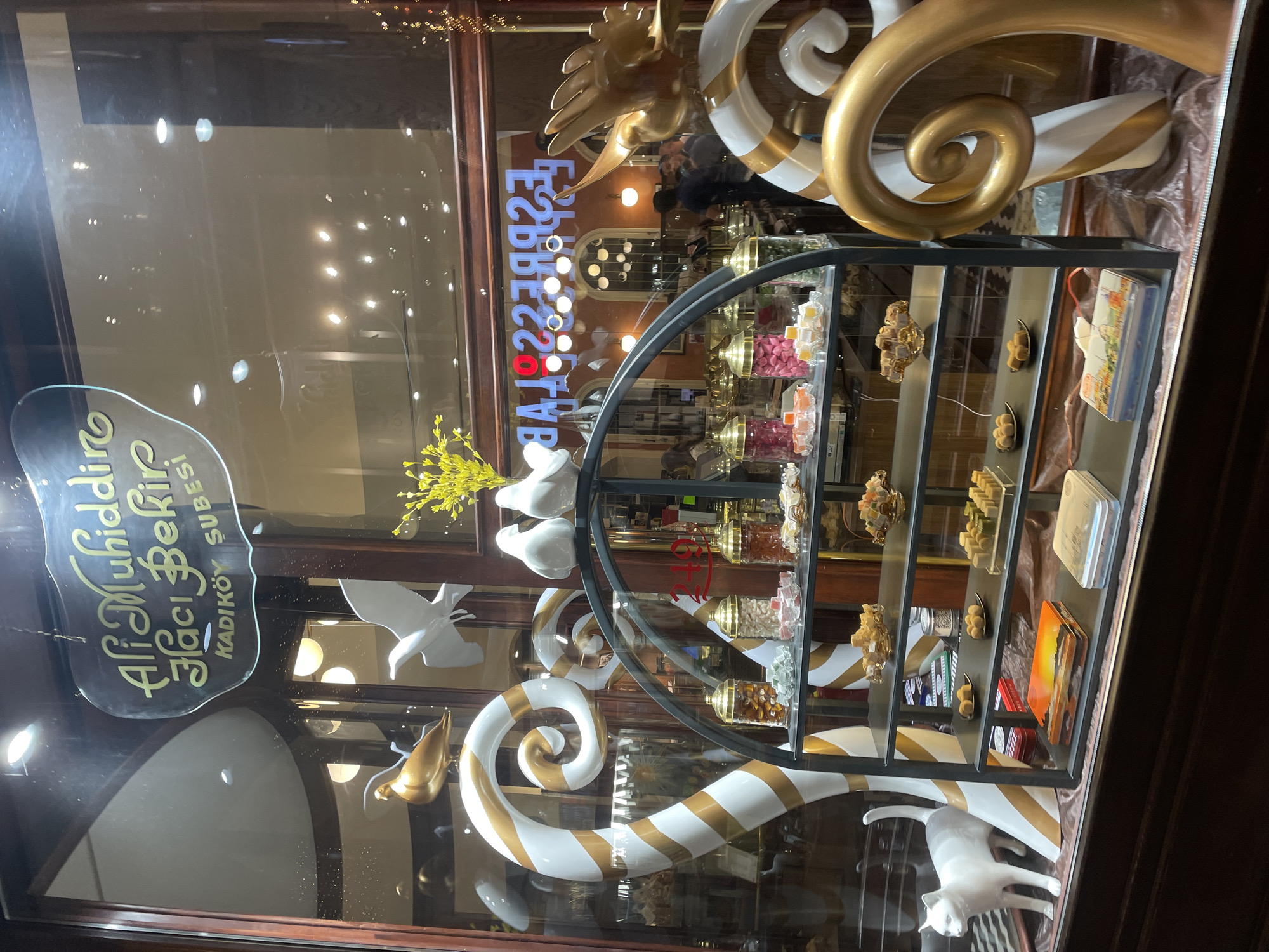 Kadıköy streets alive with shops, food stalls, and evening foot traffic