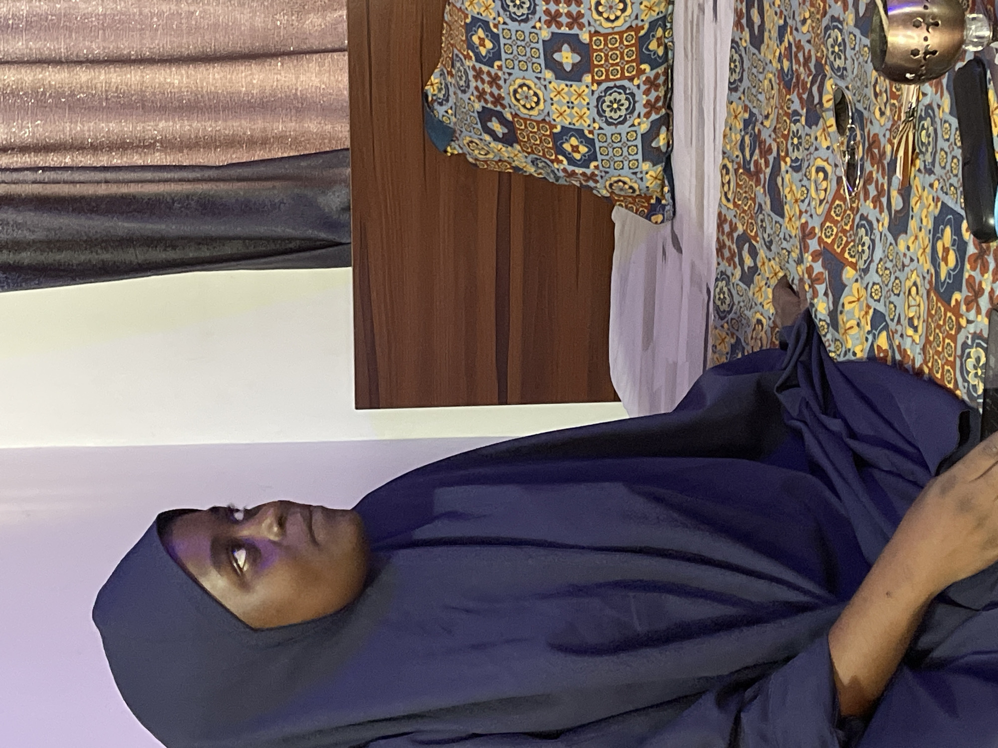 Sunday morning at home in Gwarinpa, Nigeria