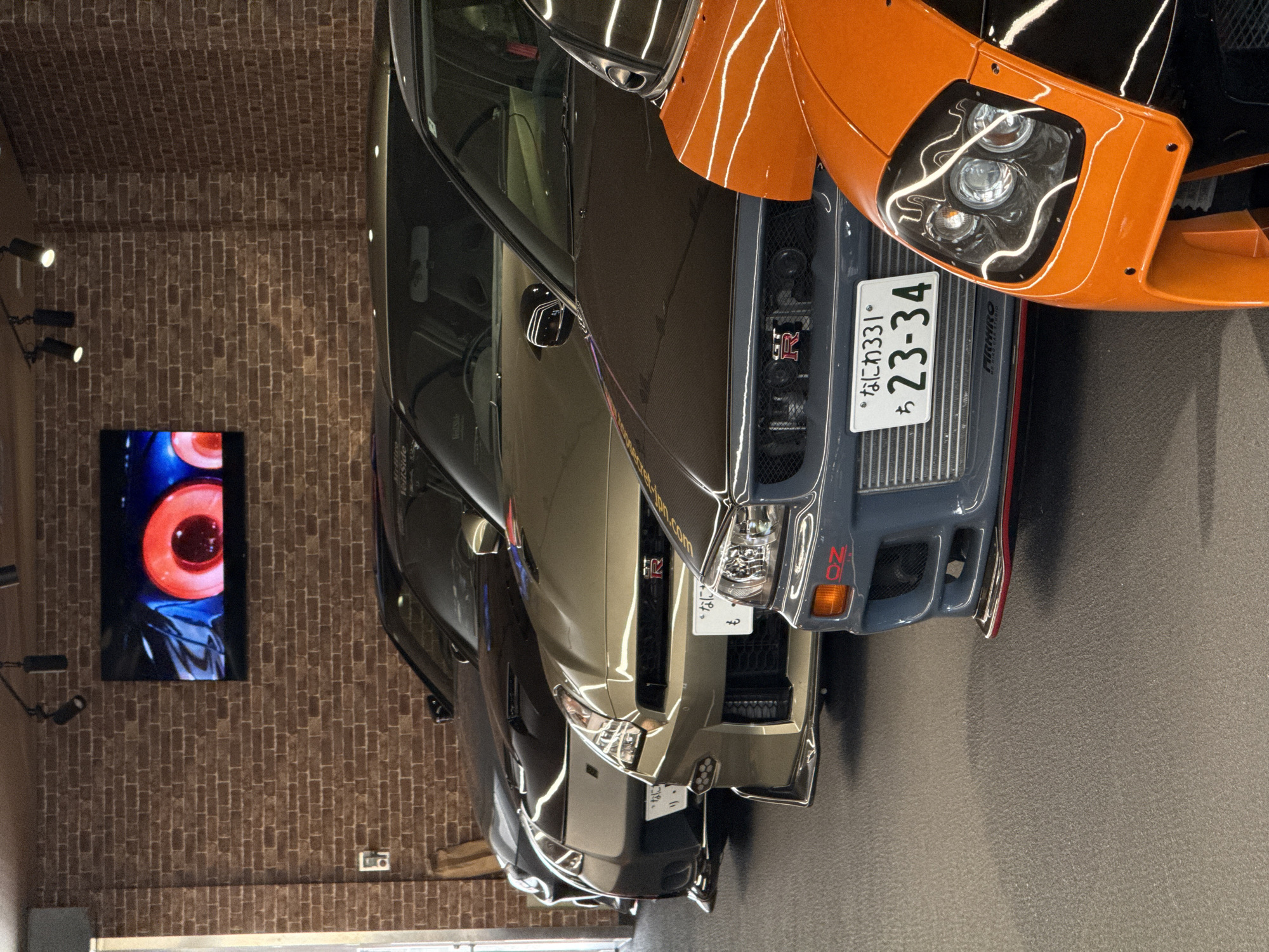 Performance cars showcased at HIRO Car Studio in Osaka