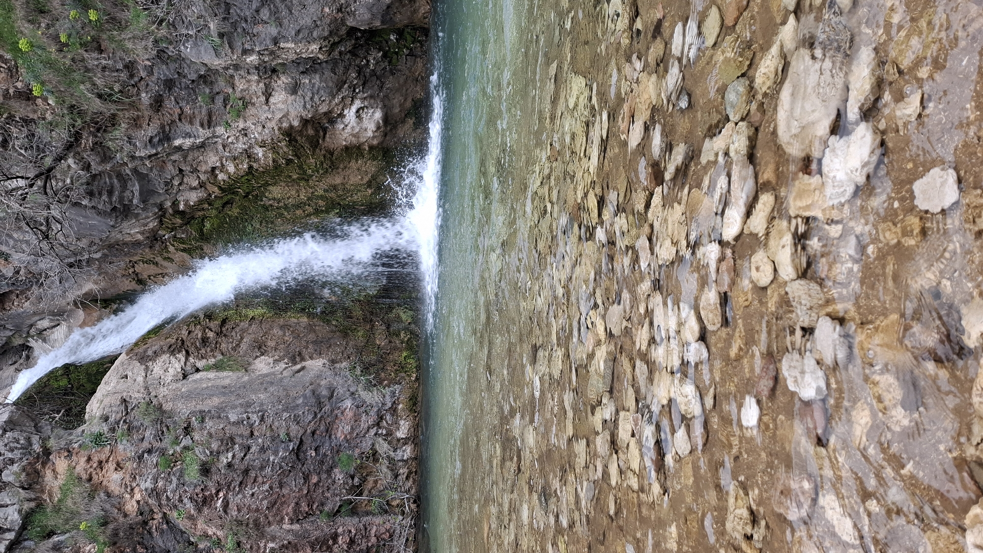 Waterfall campfire scene documented in Boreti Montenegro