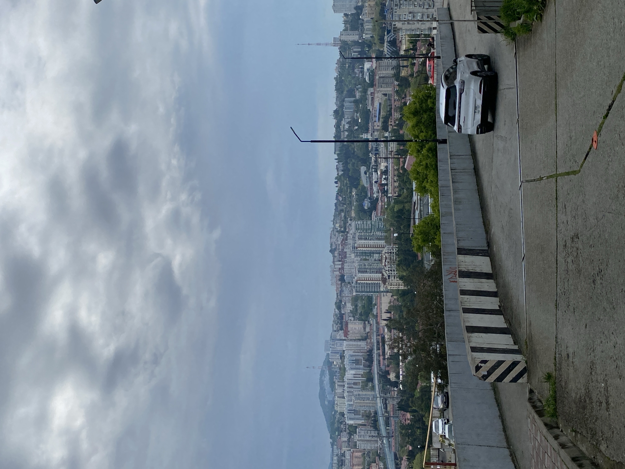 Morning street scenes and cityscapes captured across Sochi, Russia