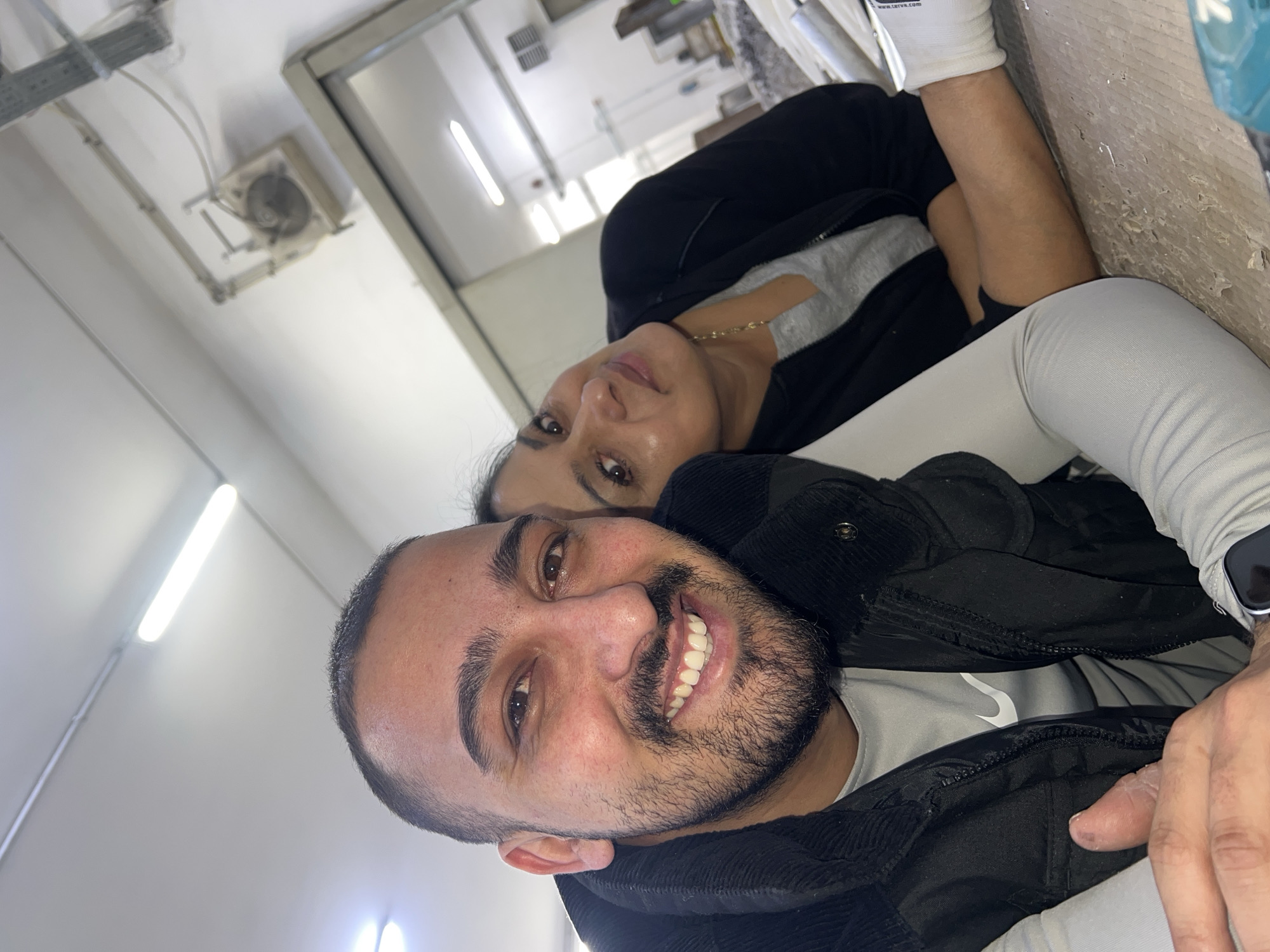 Couple poses for close-up photo in Sevlievo