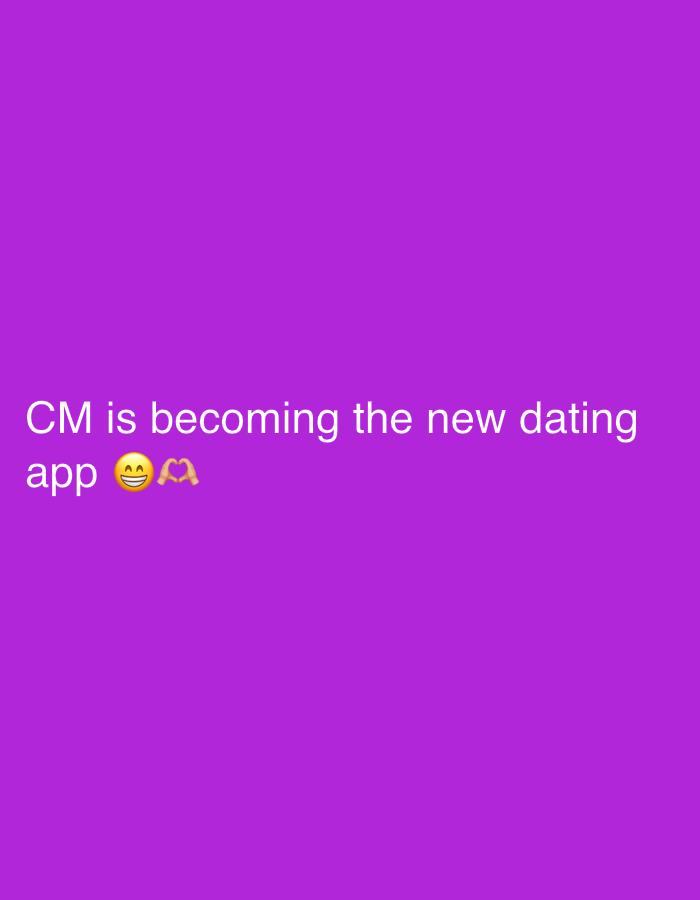 Digital message promotes 'CM' as new dating app in Sofia