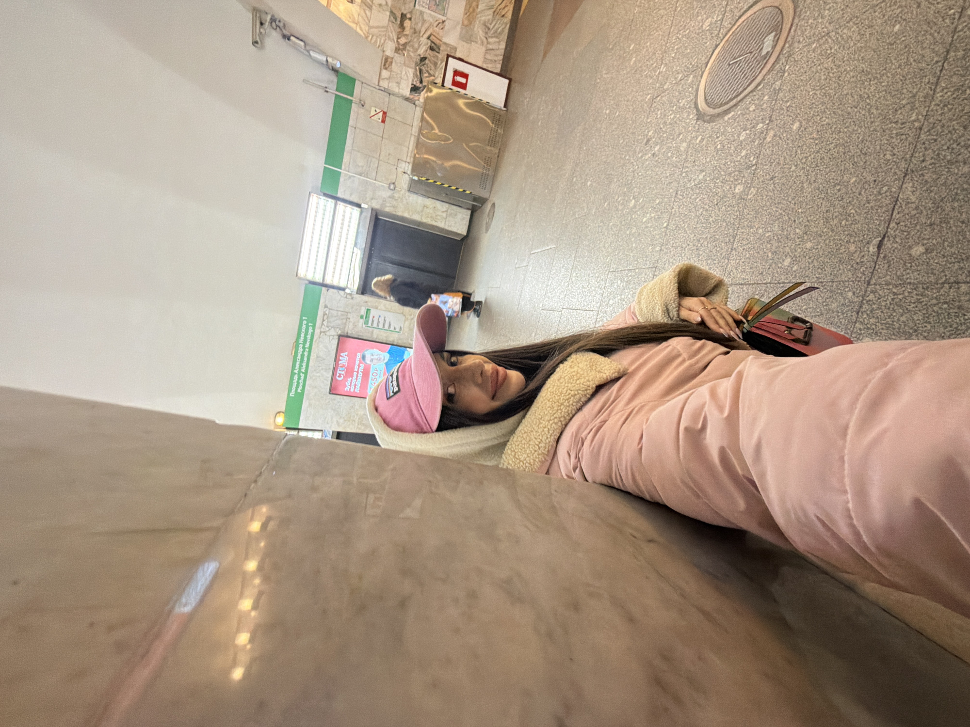 Everyday scenes captured at Saint Petersburg metro station