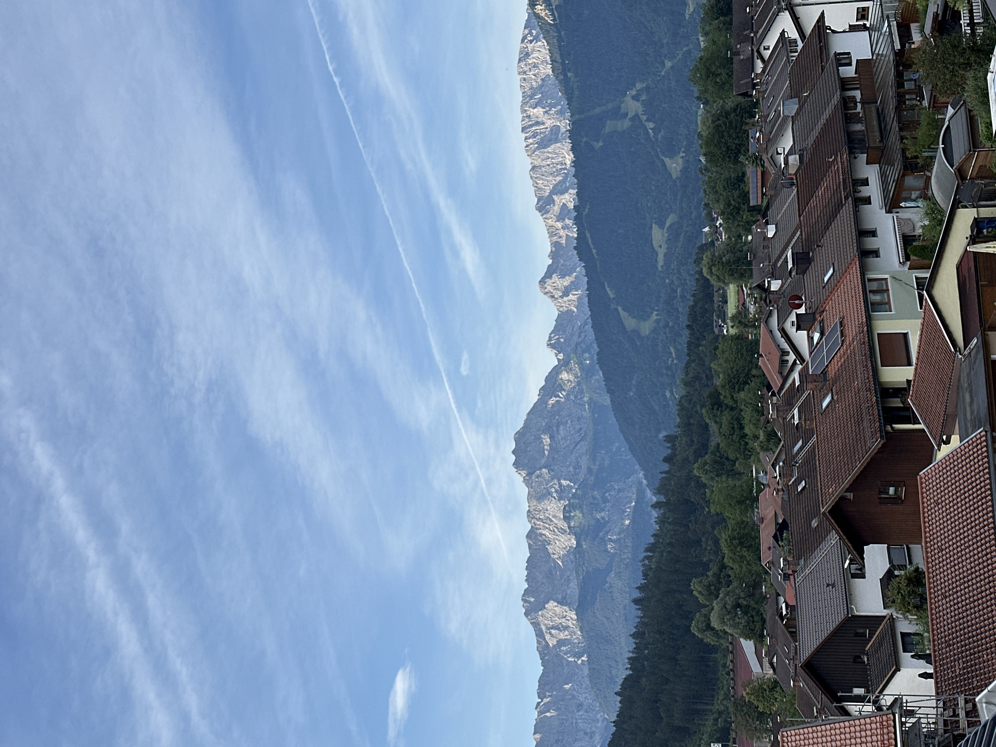 Alpine morning in Garmisch-Partenkirchen, coffee, views, and lawn work
