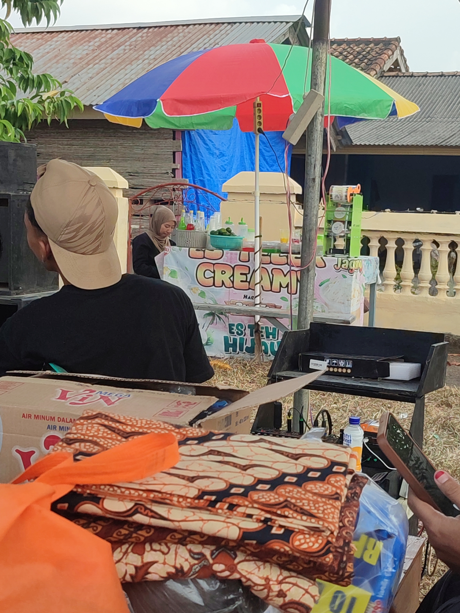 School field games day with kids, stalls, and outdoor activities in Nusa Jaya